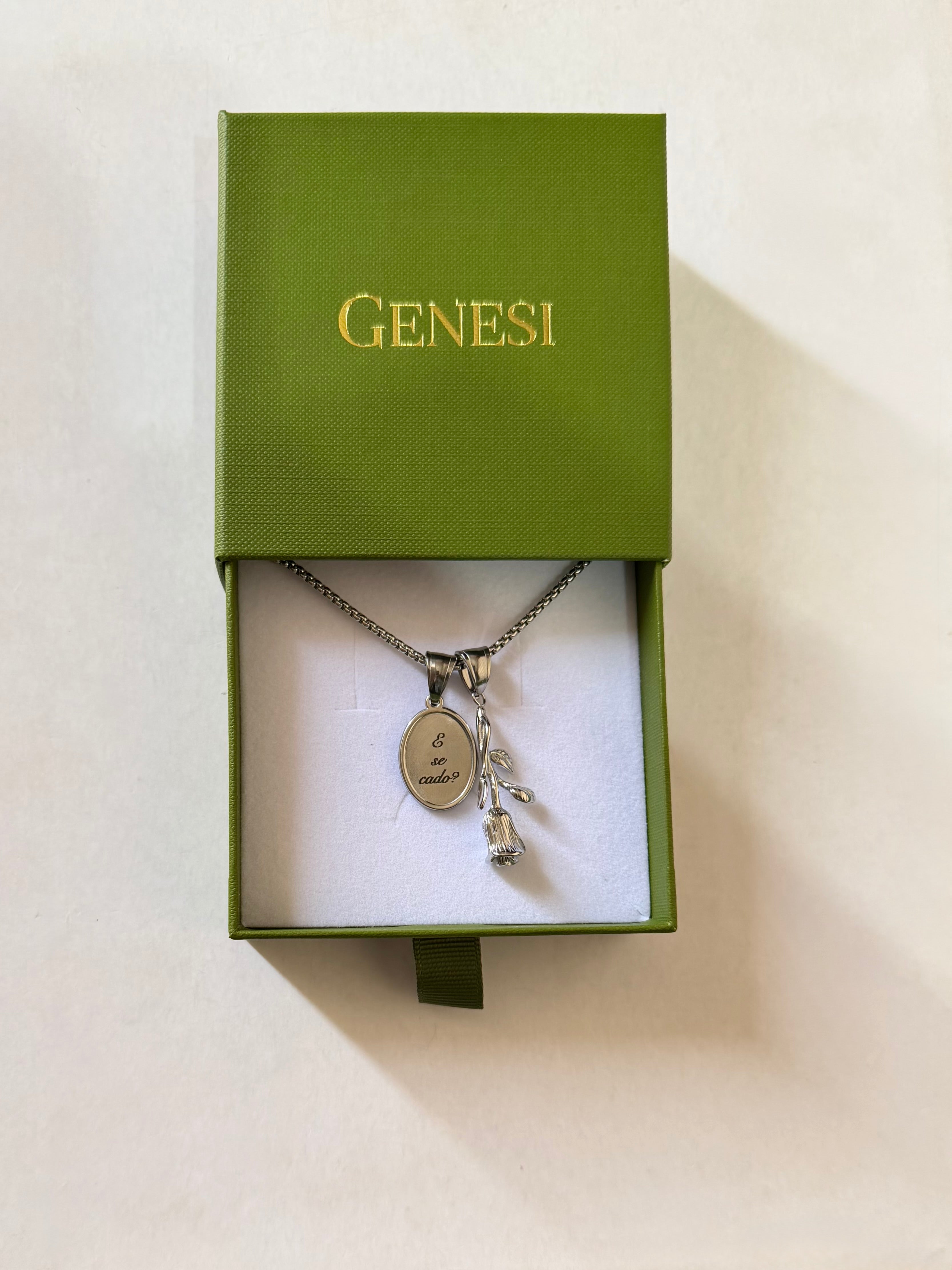 Ciondolo Ovale vintage personalizzabile