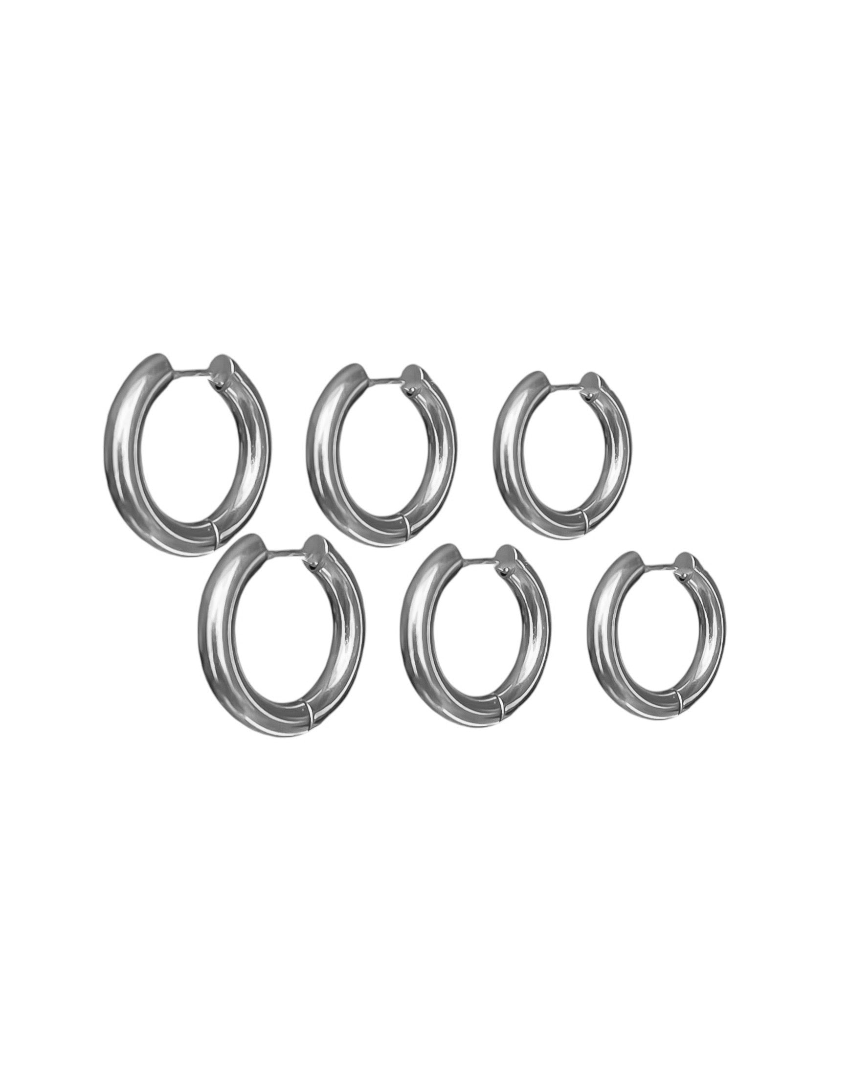 Set Orecchini Hoop Large