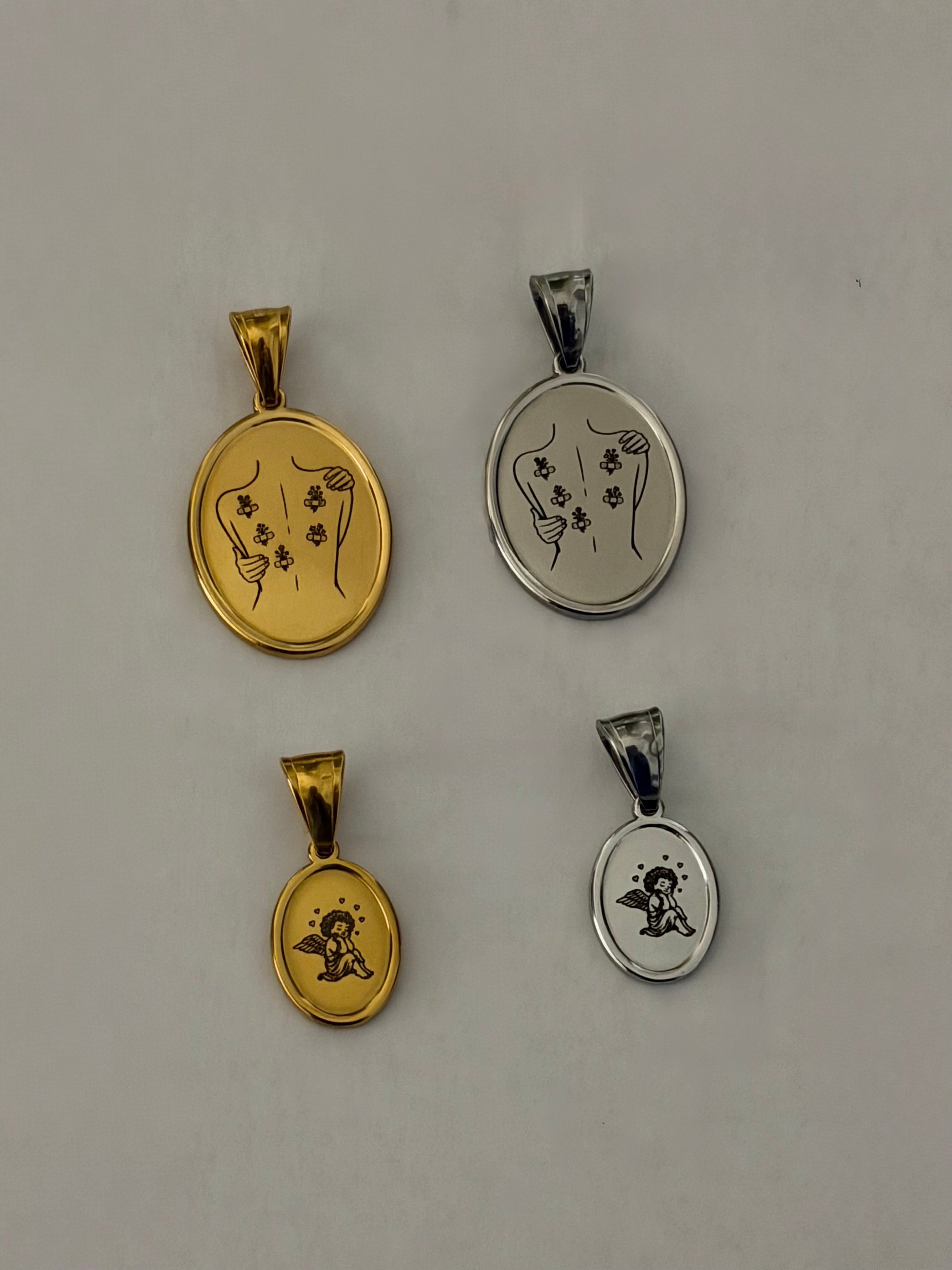 Ciondolo (RI)FIORIRE DOUBLE FACE