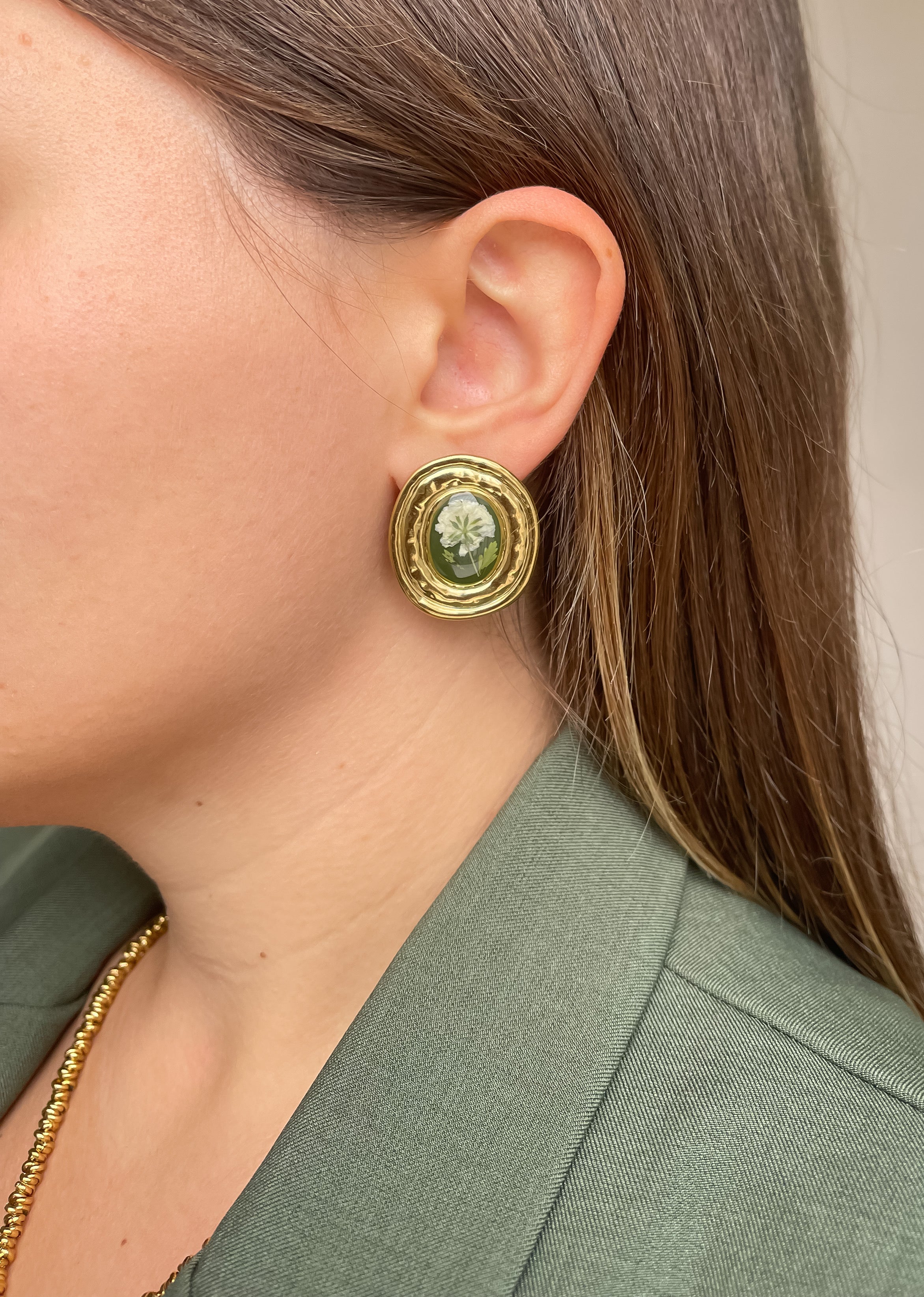 Orecchini Floris con clip