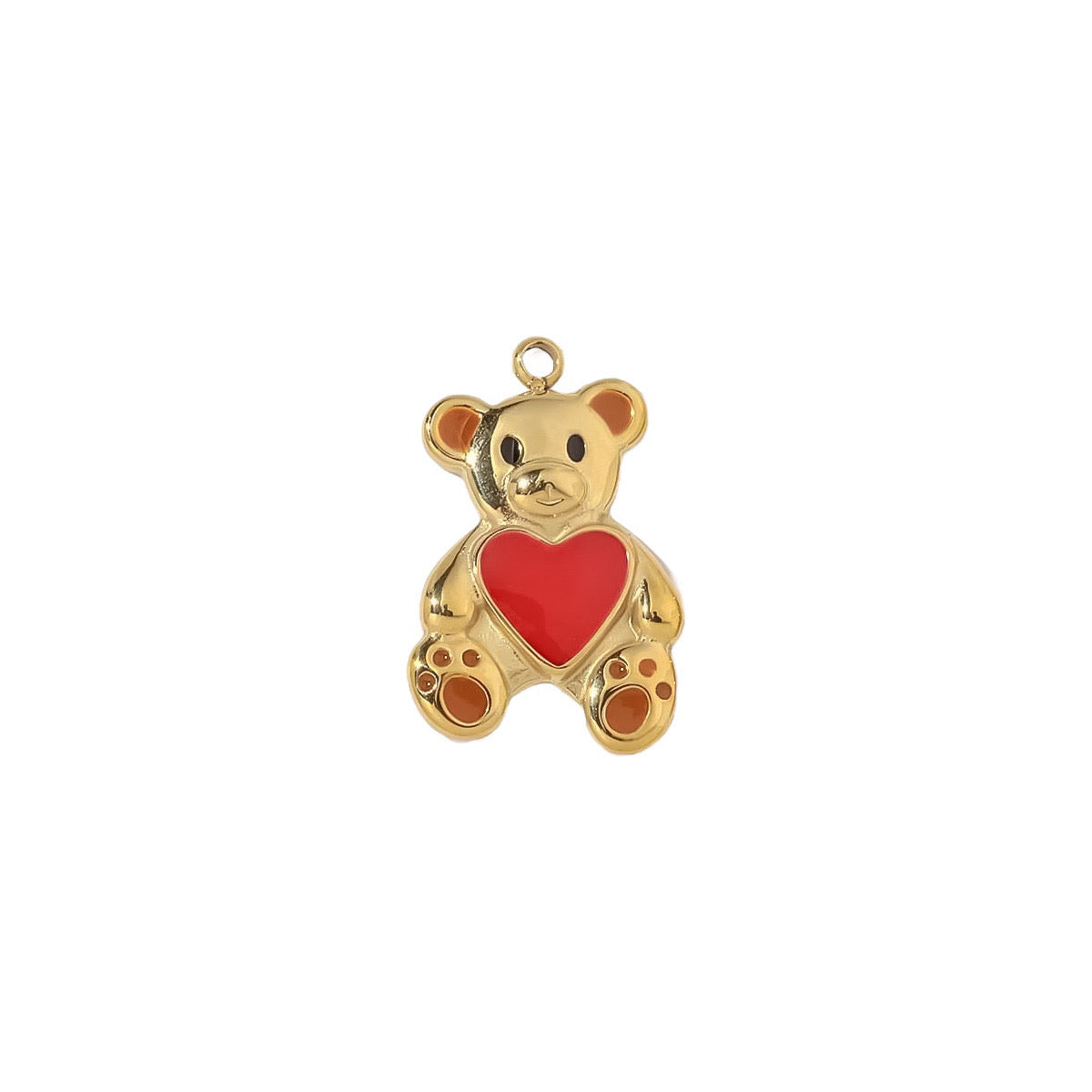 Ciondolo Teddy Cuore - Apparel & Accessories > Jewelry > Charms & Pendants - Genesi Gioielli
