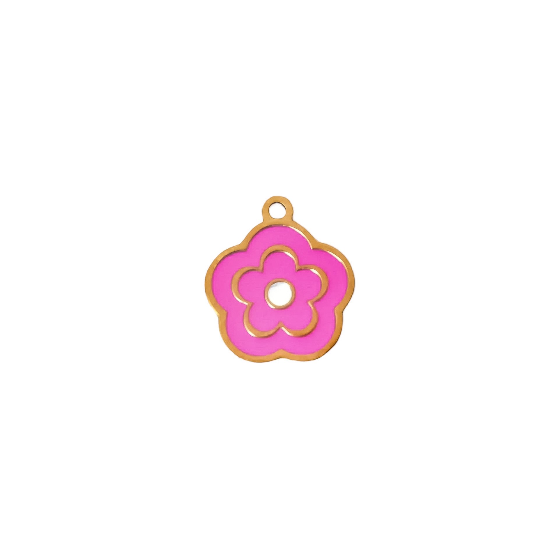 Ciondolo Fiore Bubble - Apparel & Accessories > Jewelry > Charms & Pendants - Genesi Gioielli