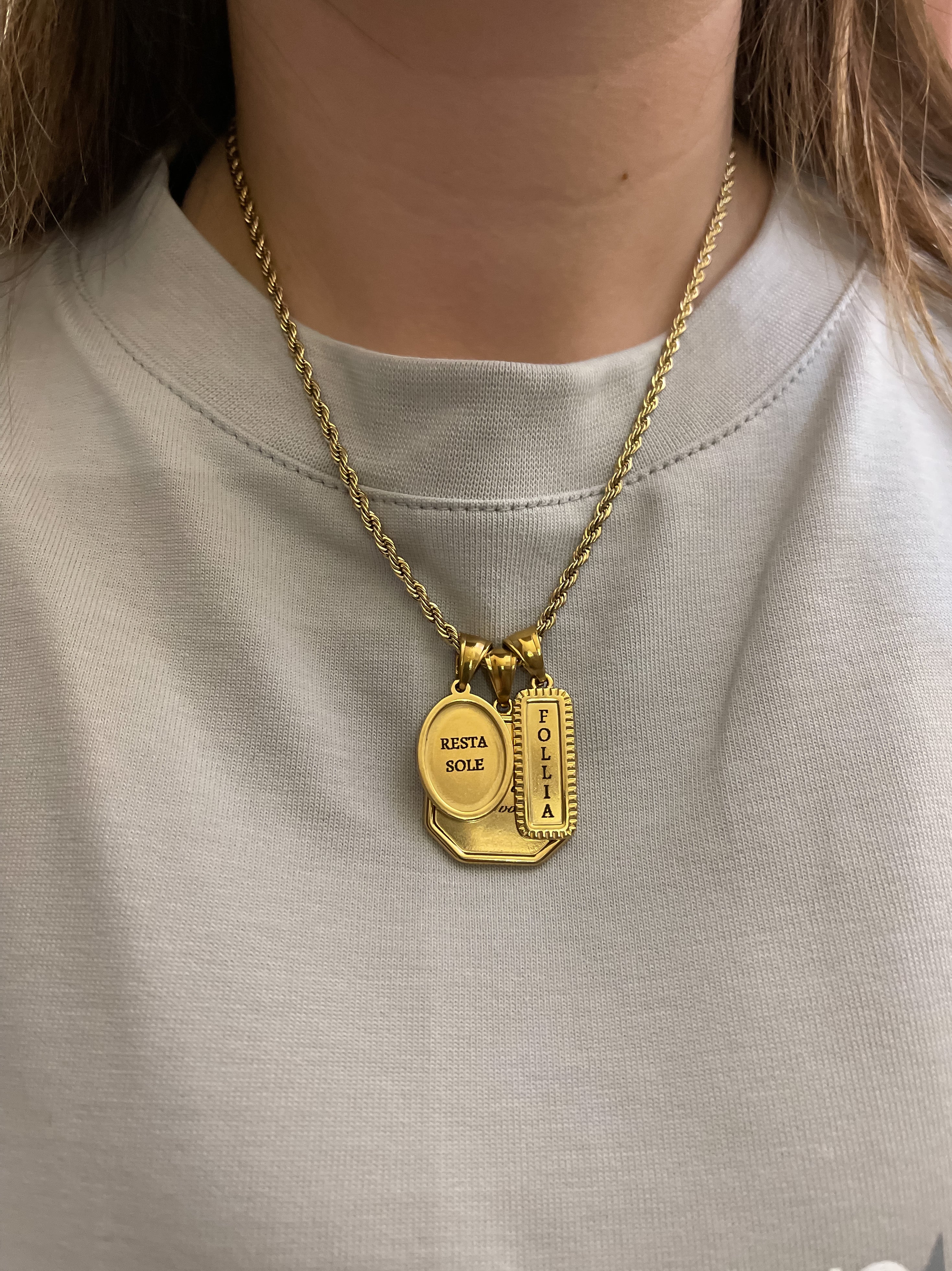 Ciondolo Parola Personalizzabile