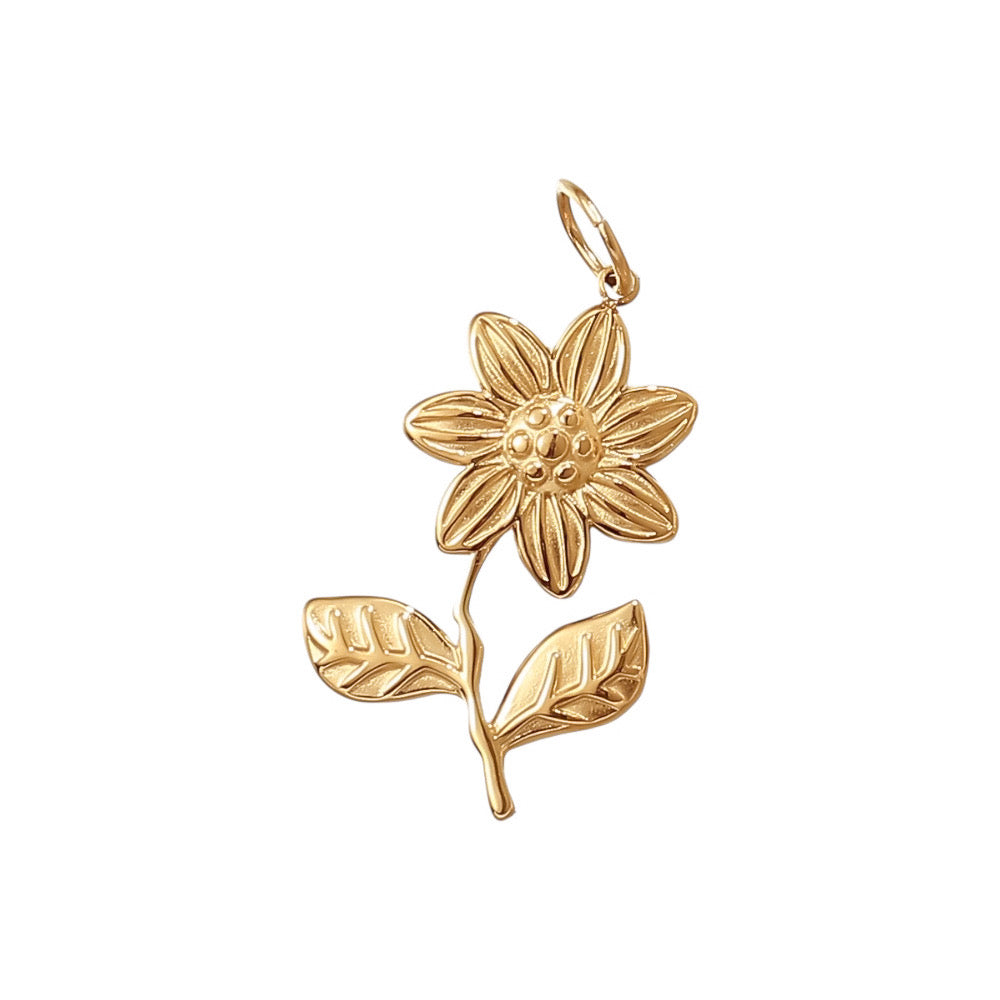 Ciondolo Sunflower - Apparel & Accessories > Jewelry > Charms & Pendants - Genesi Gioielli