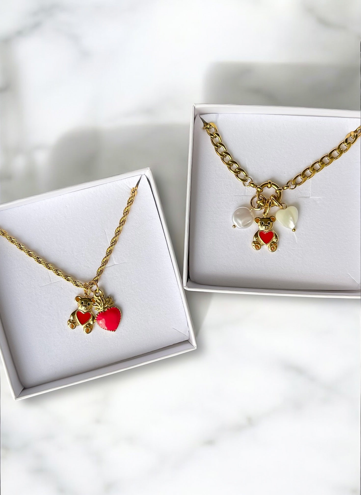 Ciondolo Teddy Cuore - Apparel & Accessories > Jewelry > Charms & Pendants - Genesi Gioielli