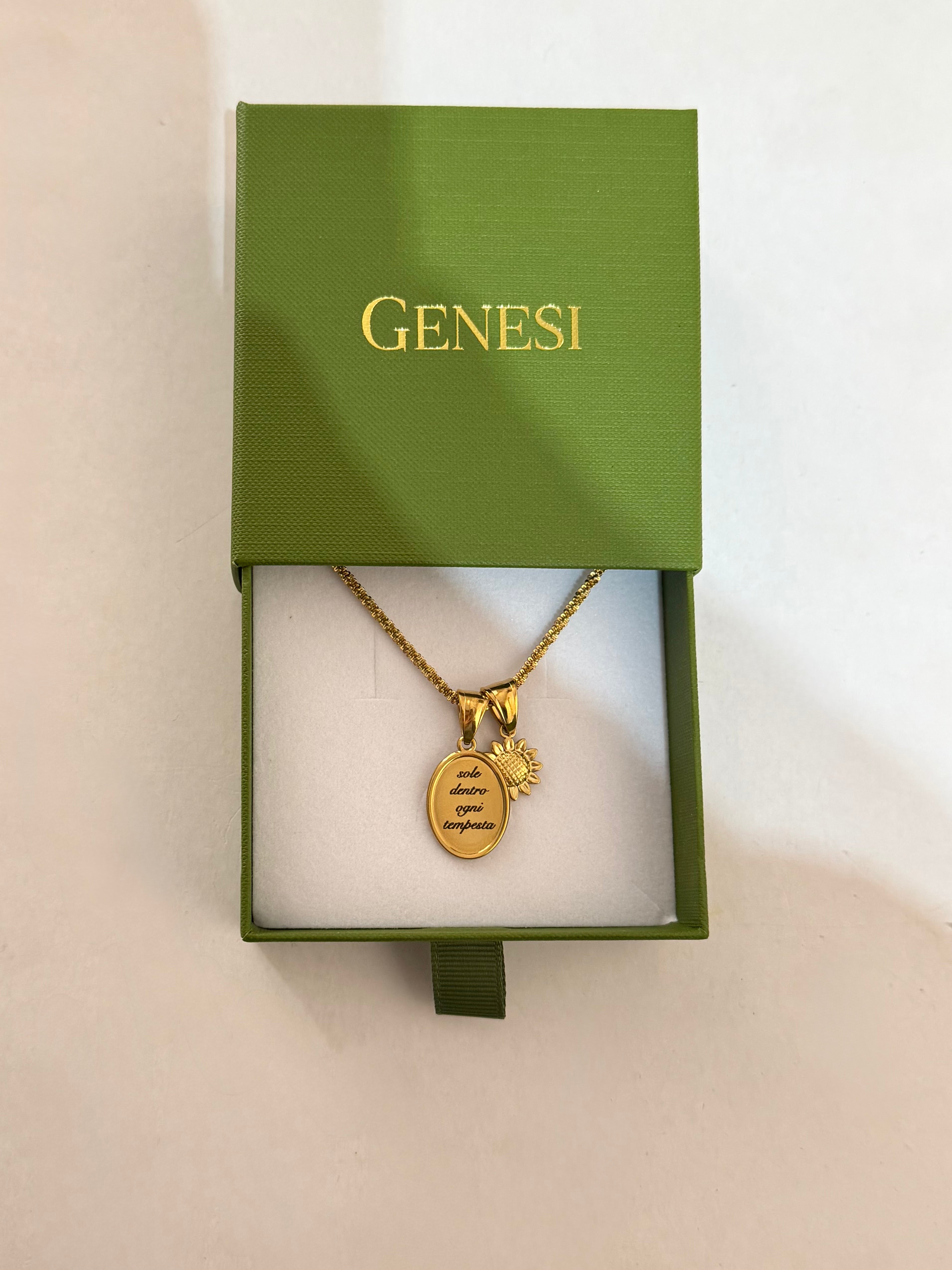 Ciondolo Ovale vintage personalizzabile