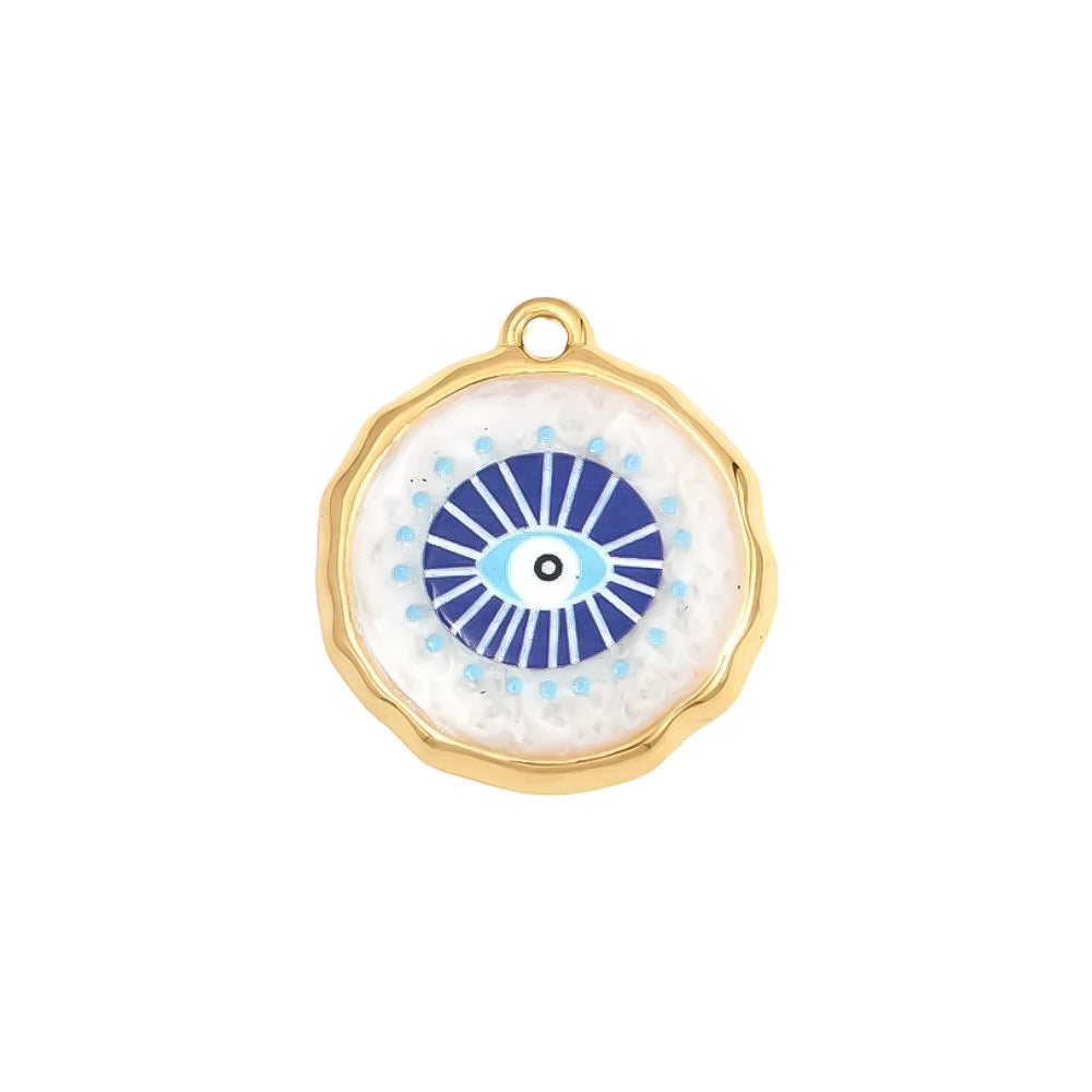 Ciondolo Occhio Greco - Apparel & Accessories > Jewelry > Charms & Pendants - Genesi Gioielli