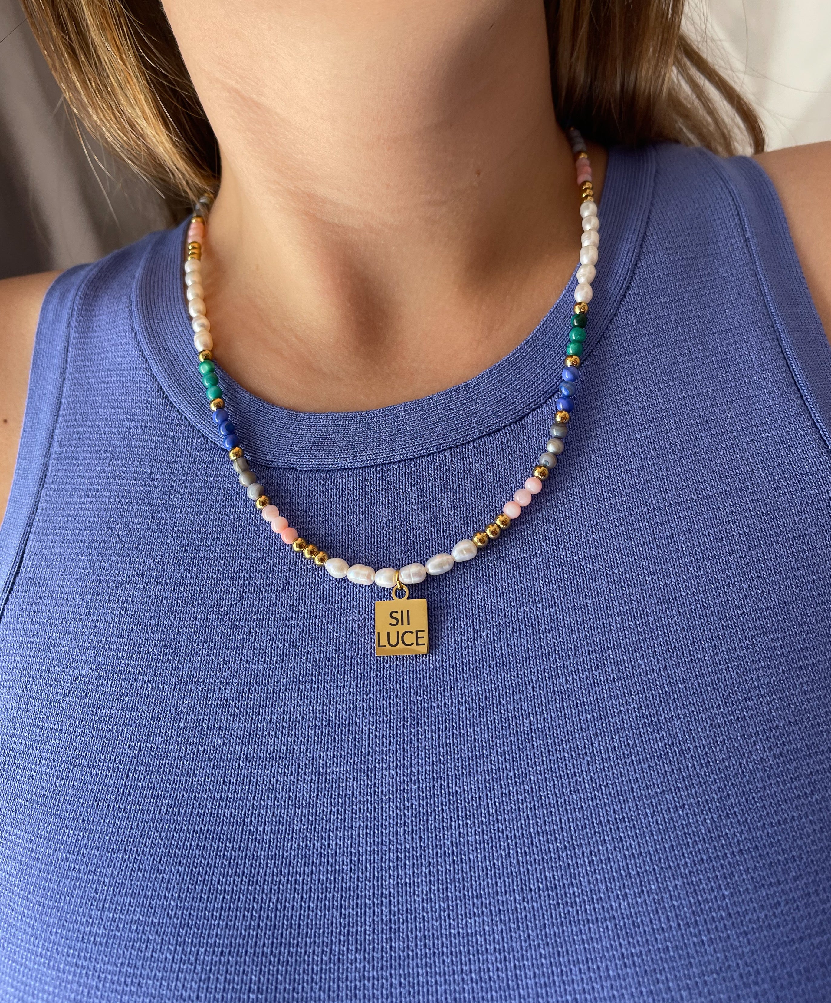 Collana Sii Luce Perle - Apparel & Accessories > Jewelry > Necklaces - Genesi Gioielli