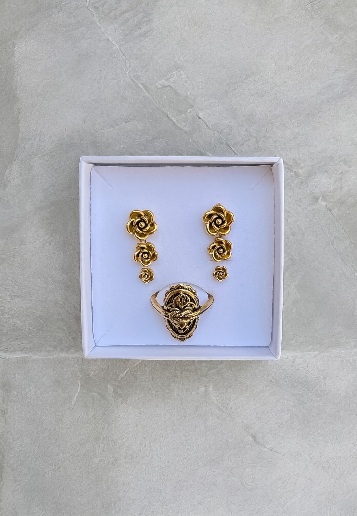 Set Orecchini Rose