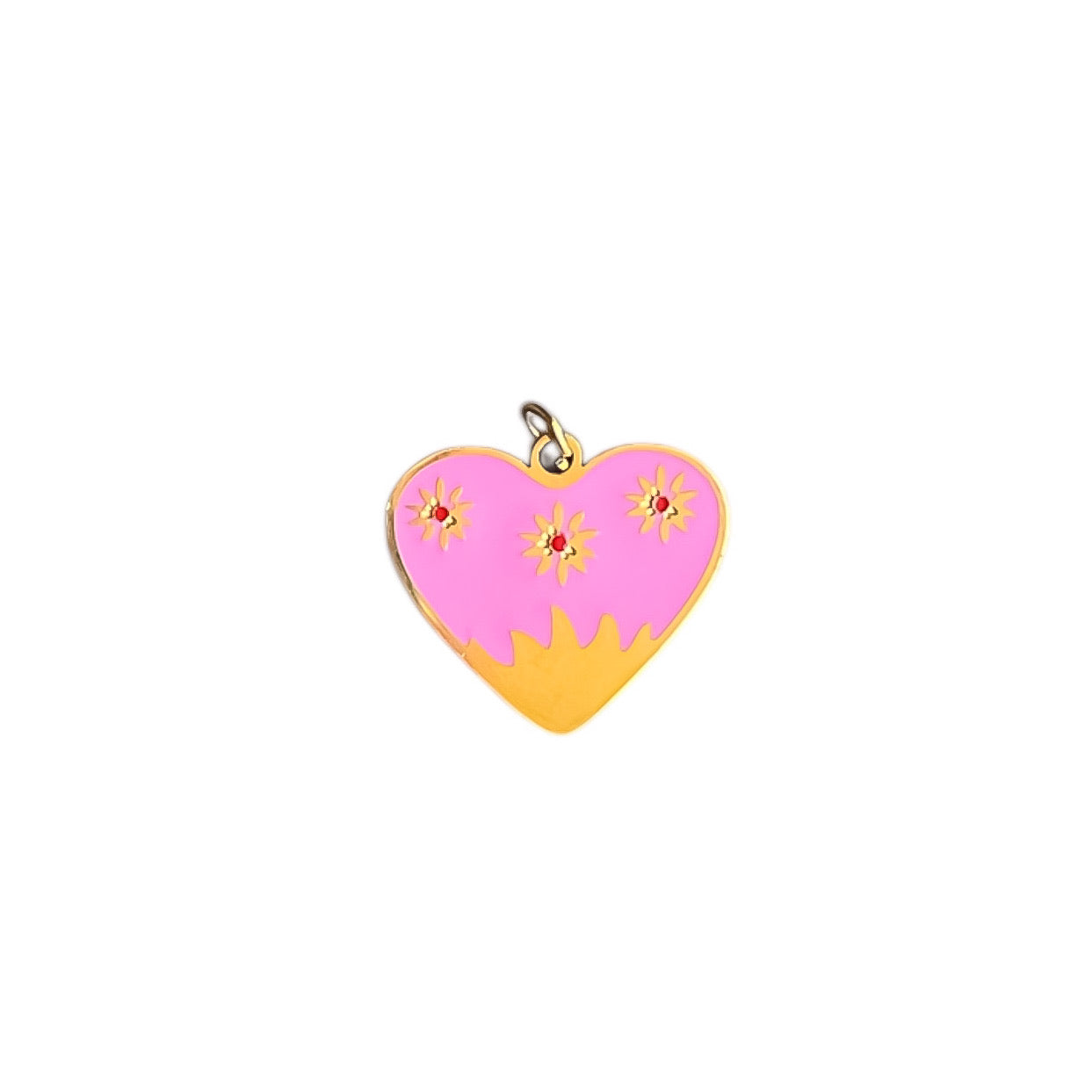 Ciondolo Cuore Happy - Apparel & Accessories > Jewelry > Charms & Pendants - Genesi Gioielli