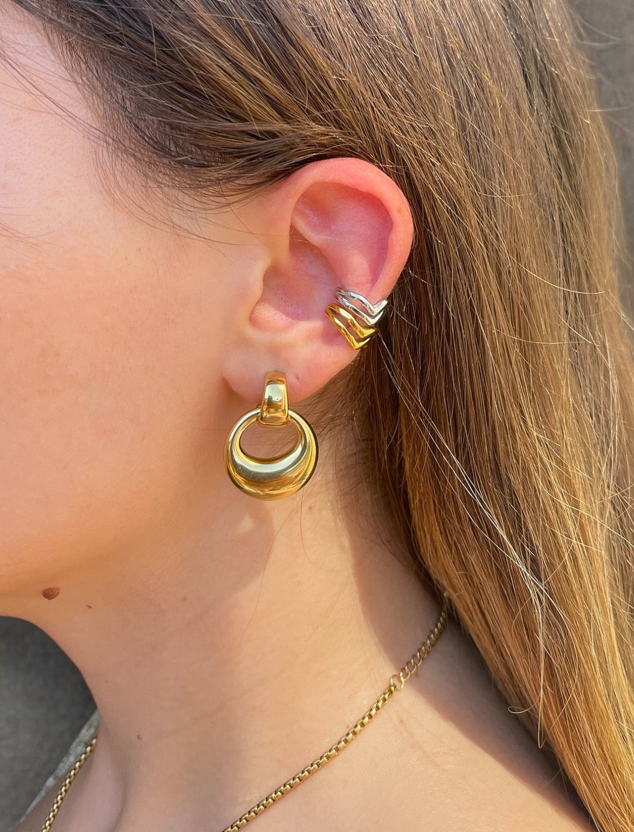Ear Cuff Wave - Apparel & Accessories > Jewelry > Earrings - Genesi Gioielli