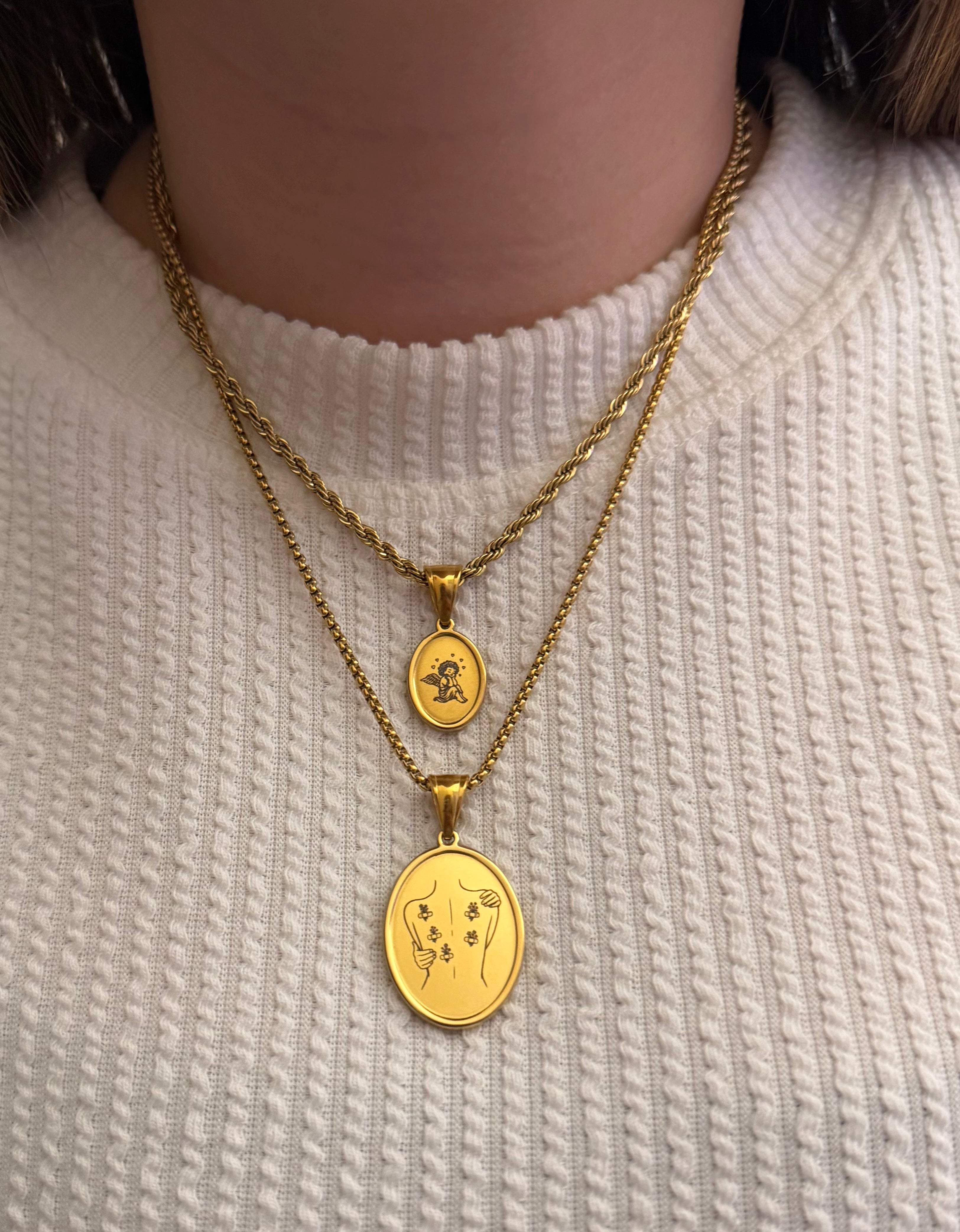 Ciondolo (RI)FIORIRE DOUBLE FACE