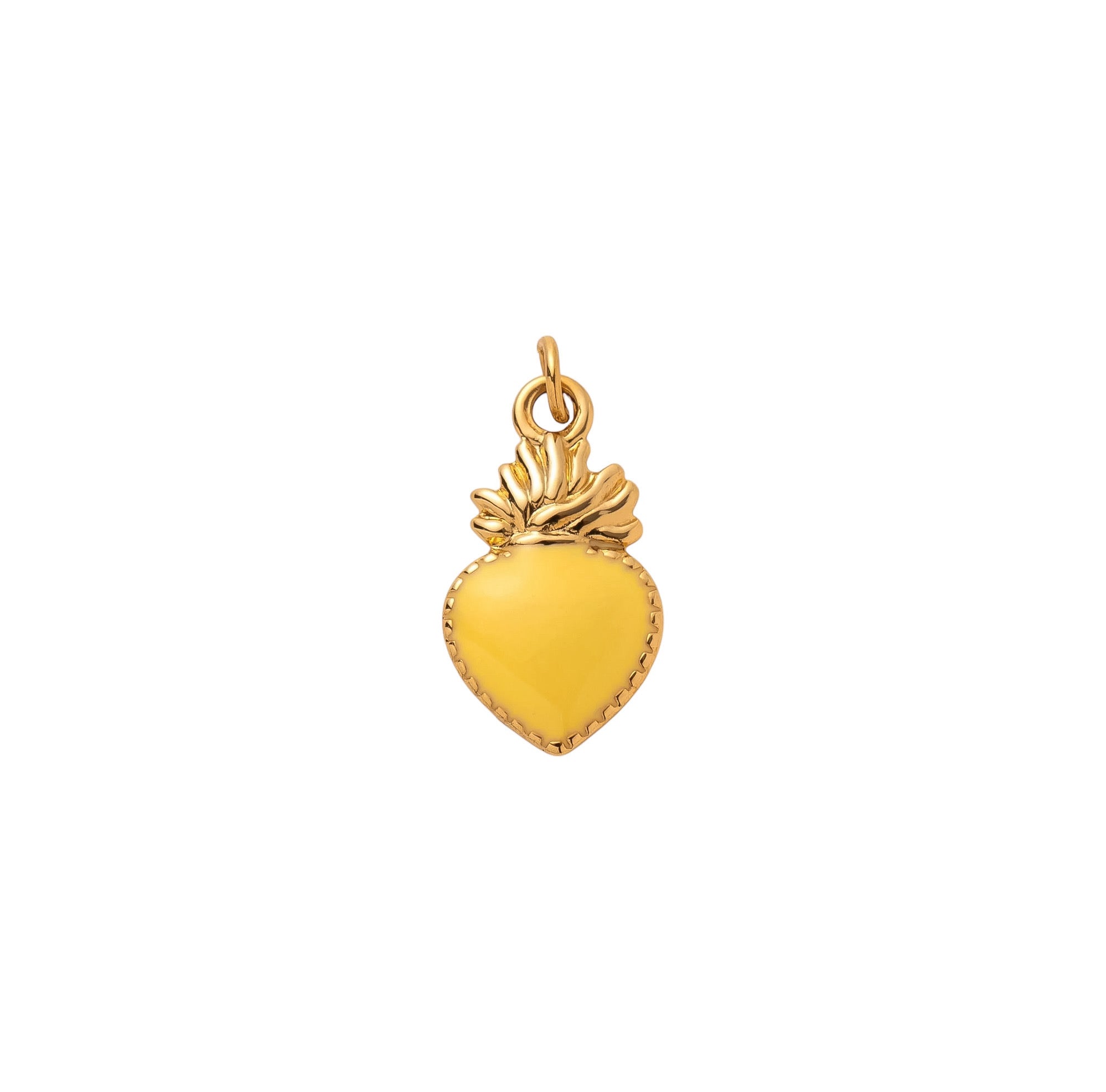 Ciondolo Cuore Sacro Yellow
