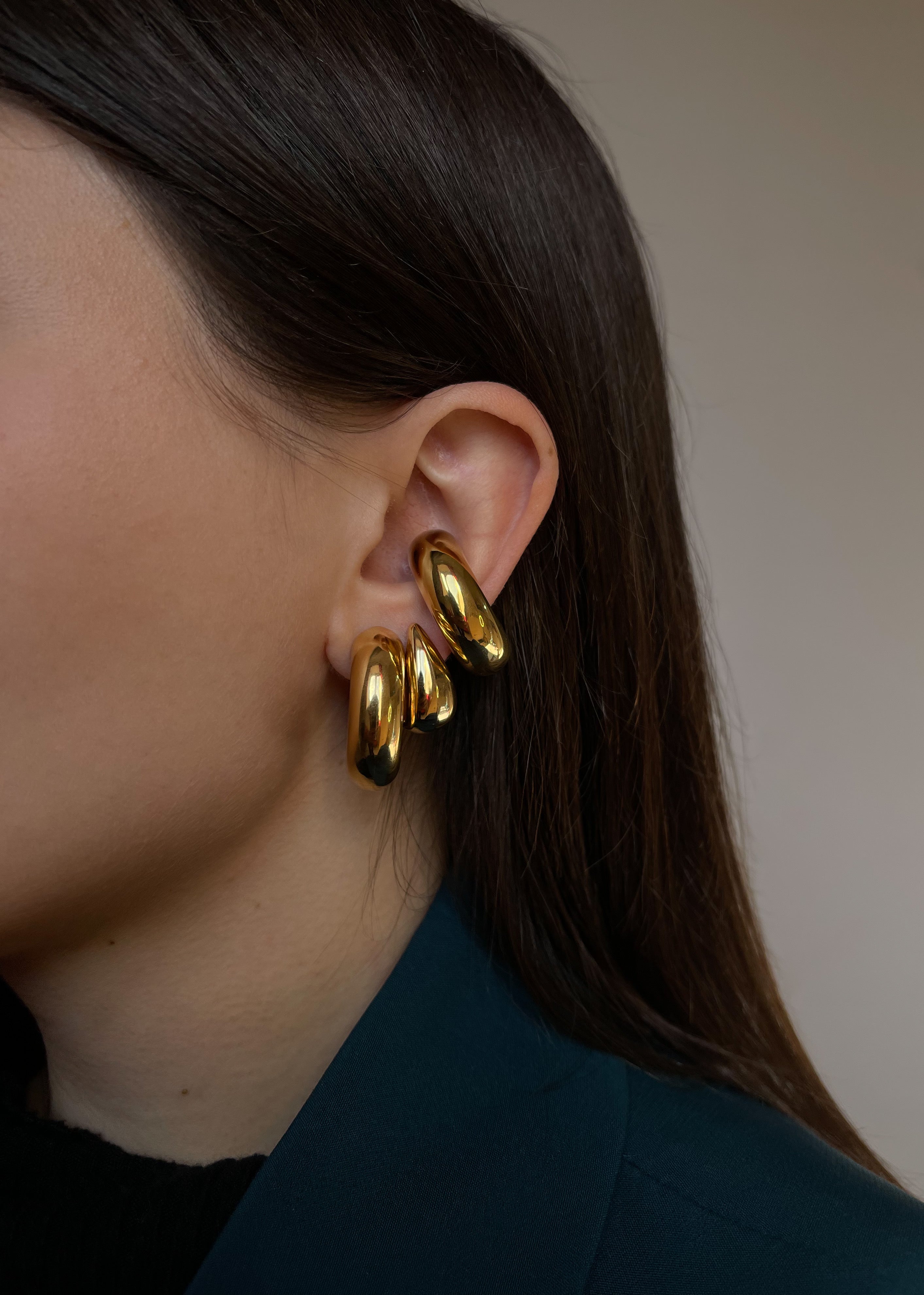 Ear Cuff Leya - Apparel & Accessories > Jewelry > Earrings - Genesi Gioielli