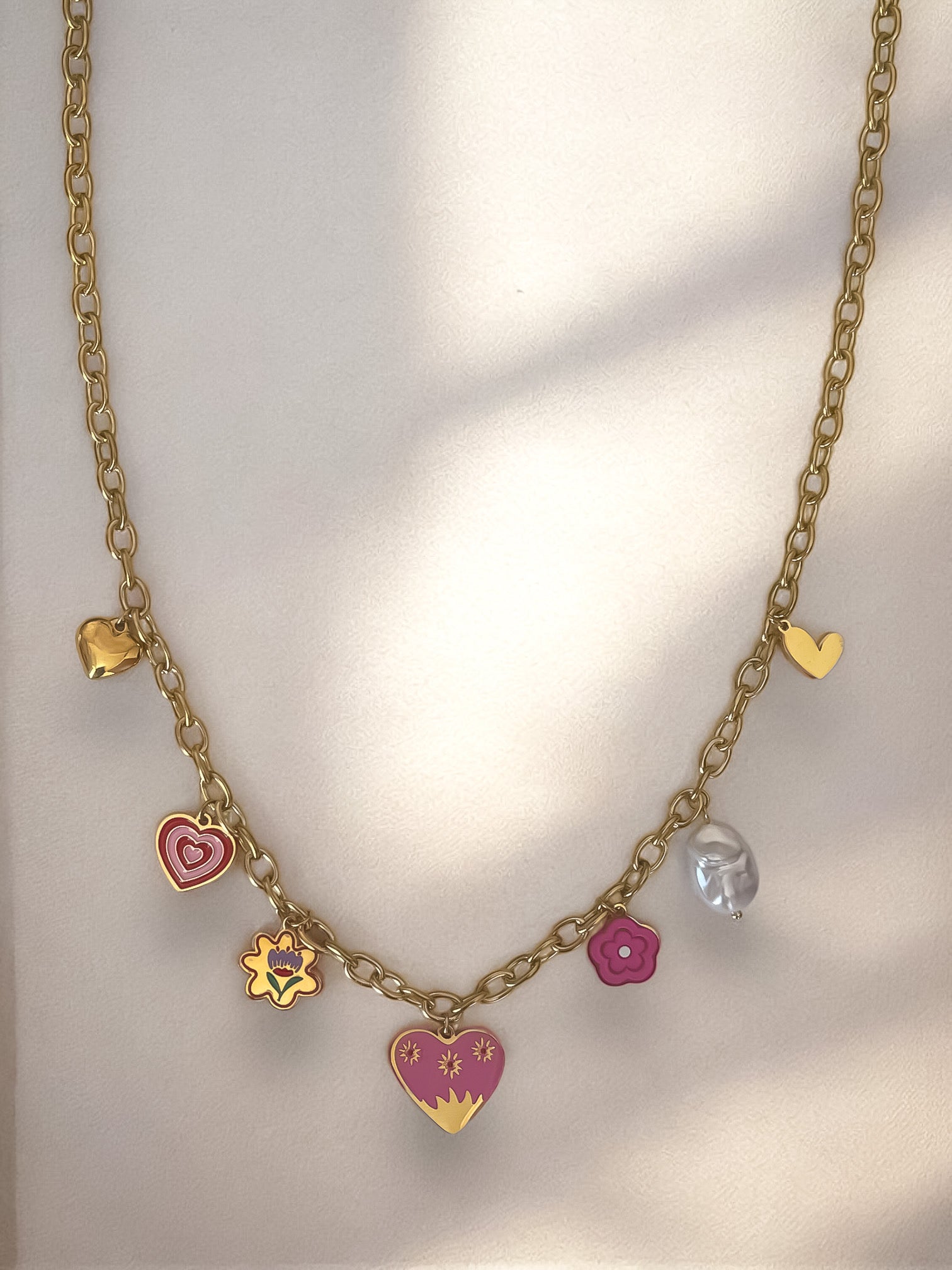 Ciondolo Cuore Happy - Apparel & Accessories > Jewelry > Charms & Pendants - Genesi Gioielli