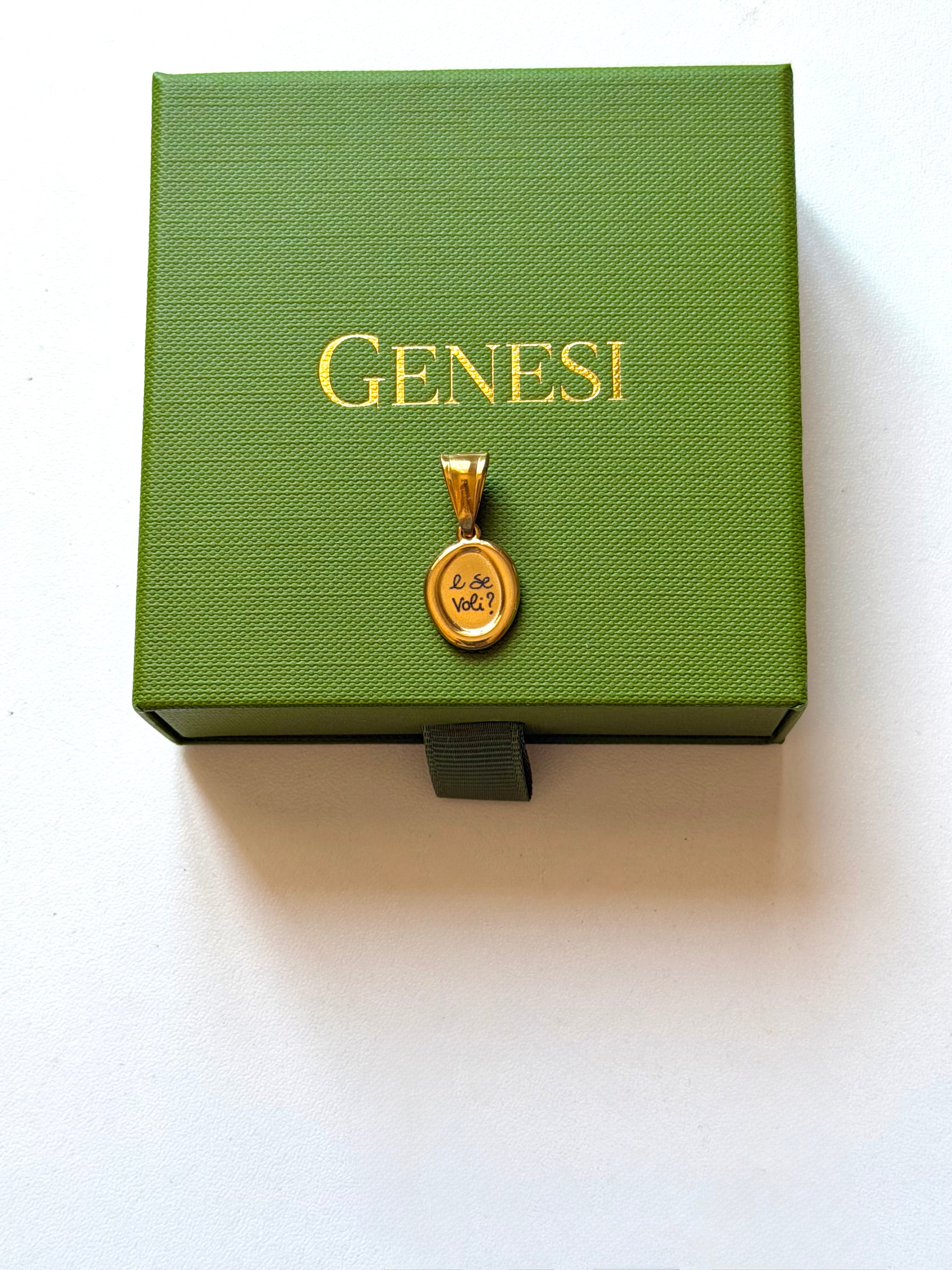 Ciondolo Calligrafia originale micro personalizzabile