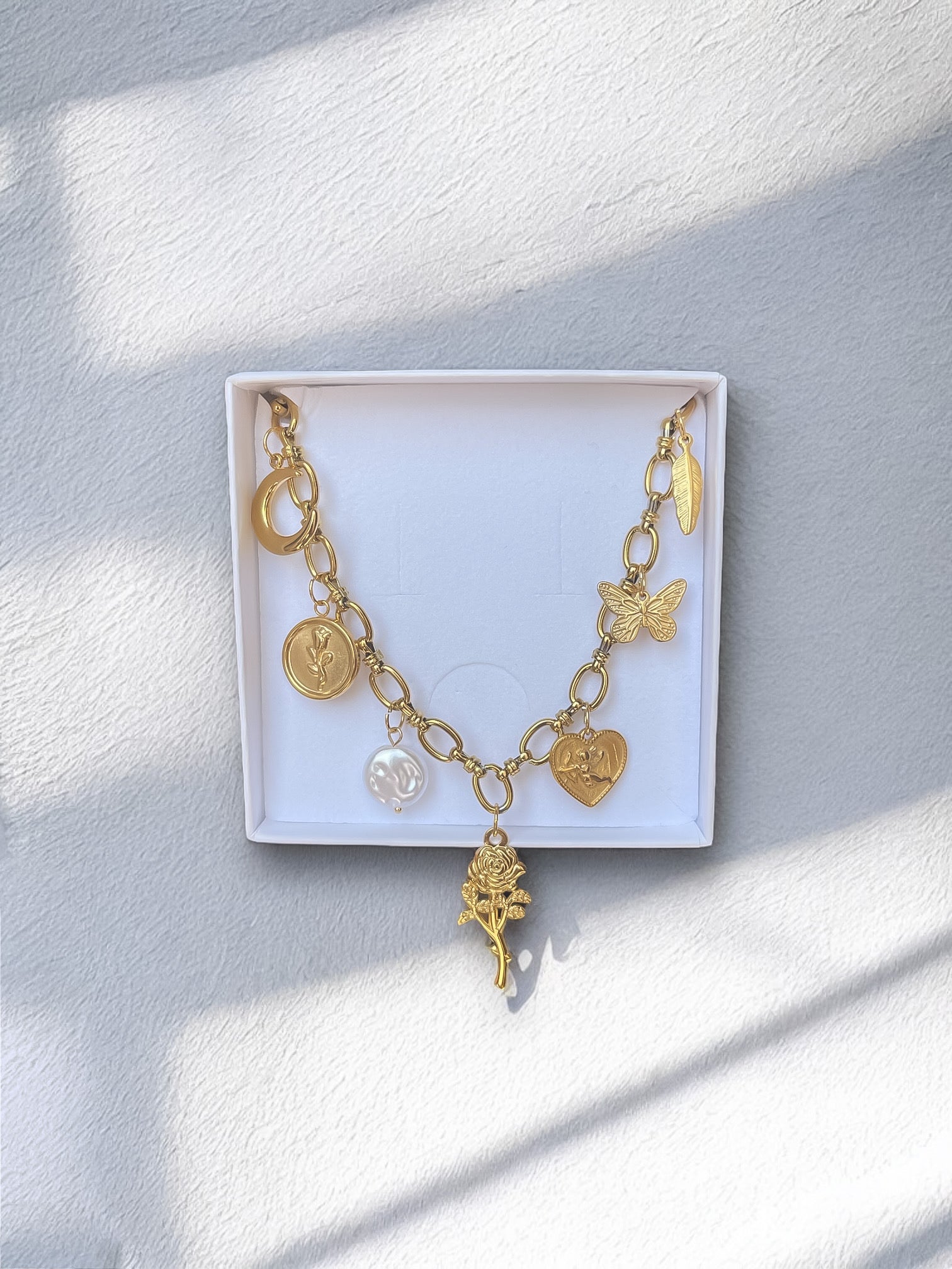 Ciondolo Rosa Con Le Spine - Apparel & Accessories > Jewelry > Charms & Pendants - Genesi Gioielli