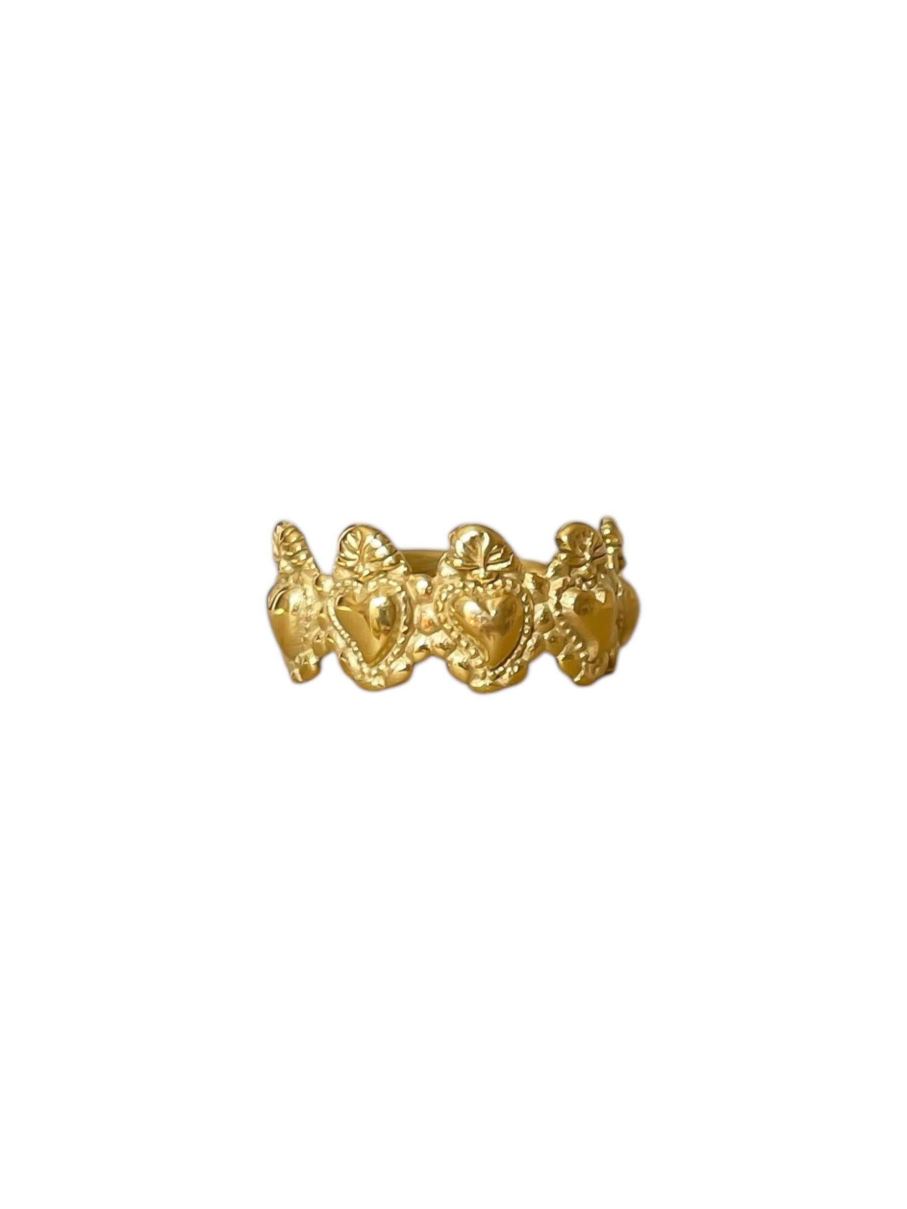 Anello Cuore Sacro - Apparel & Accessories > Jewelry > Rings - Genesi Gioielli