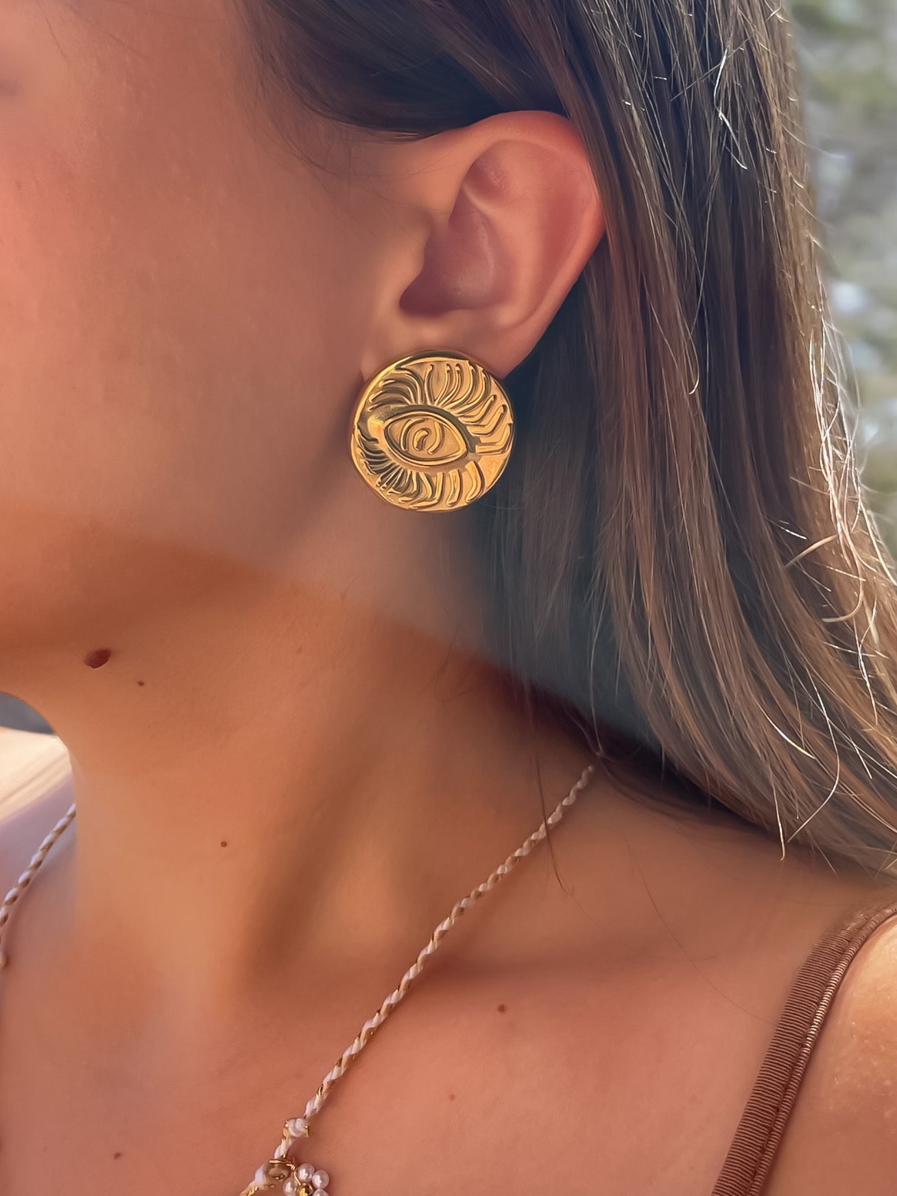 Orecchini Eye - Apparel & Accessories > Jewelry > Earrings - Genesi Gioielli
