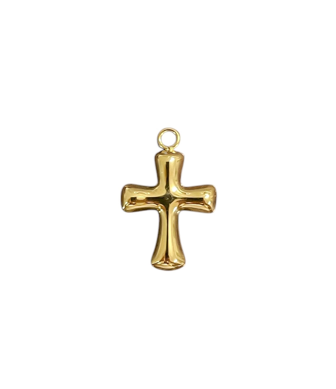 Ciondolo Croce minimal - Apparel & Accessories > Jewelry > Charms & Pendants - Genesi Gioielli