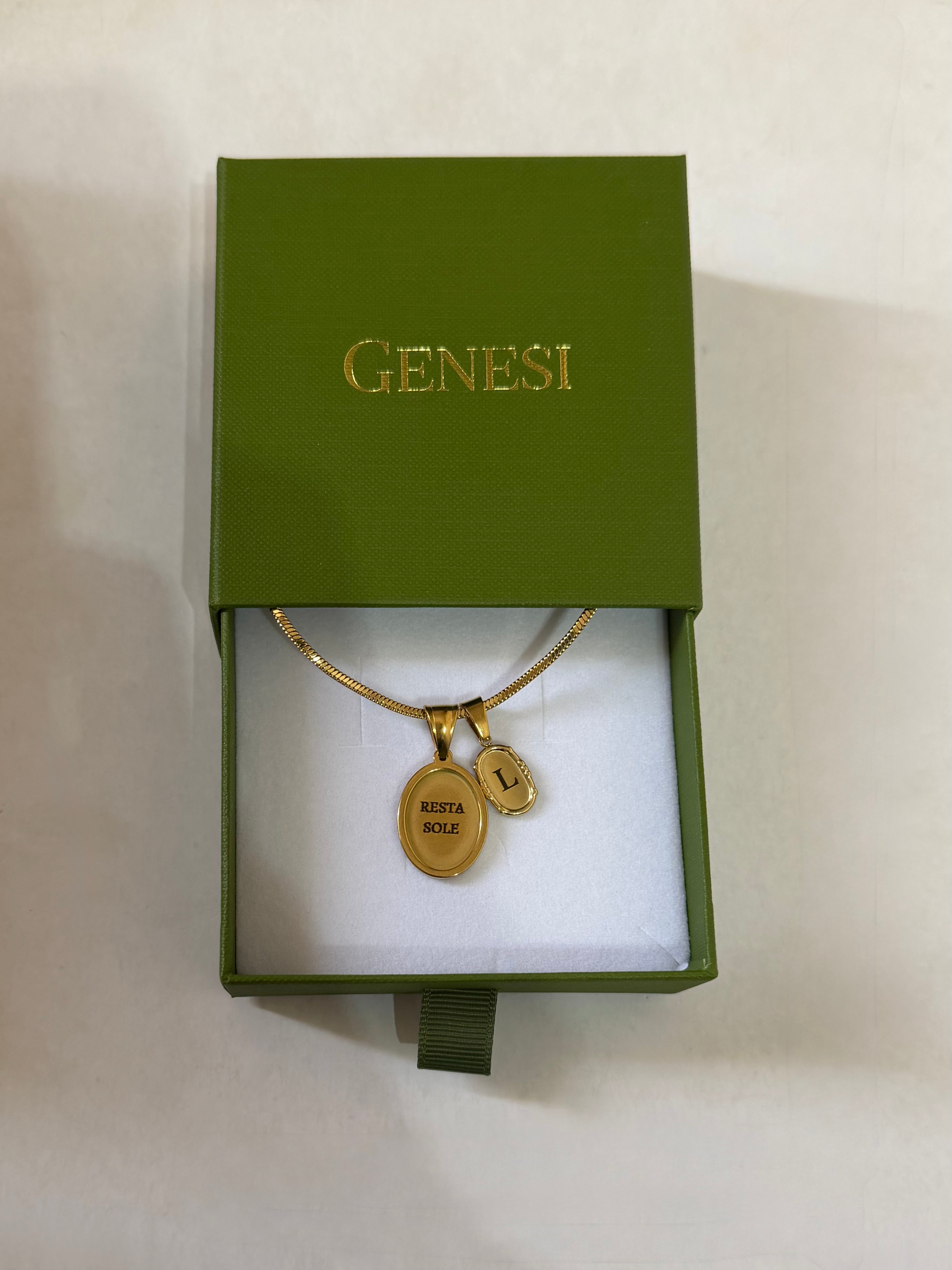 Ciondolo Iniziale vintage personalizzabile