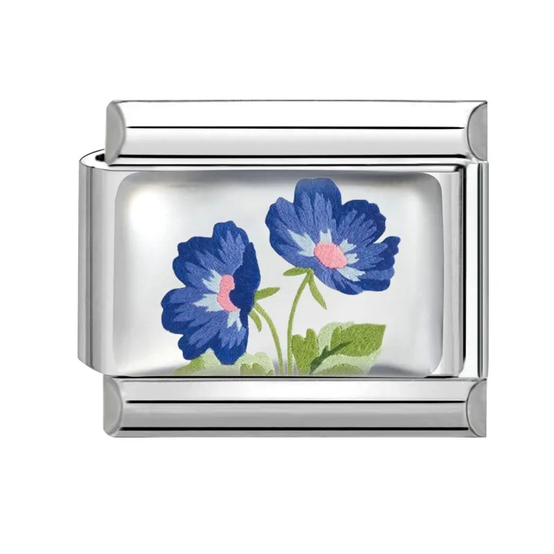 Charm Fiori blu