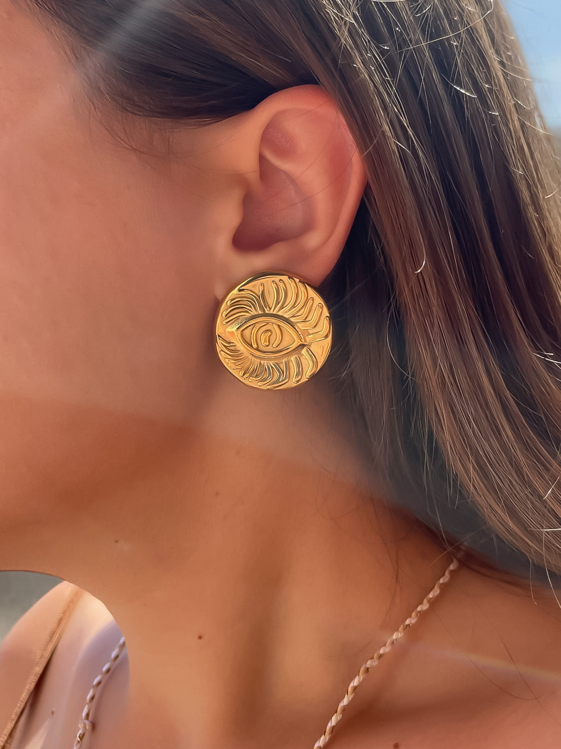 Orecchini Eye - Apparel & Accessories > Jewelry > Earrings - Genesi Gioielli