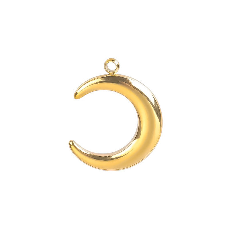 Ciondolo Mezzaluna - Apparel & Accessories > Jewelry > Charms & Pendants - Genesi Gioielli