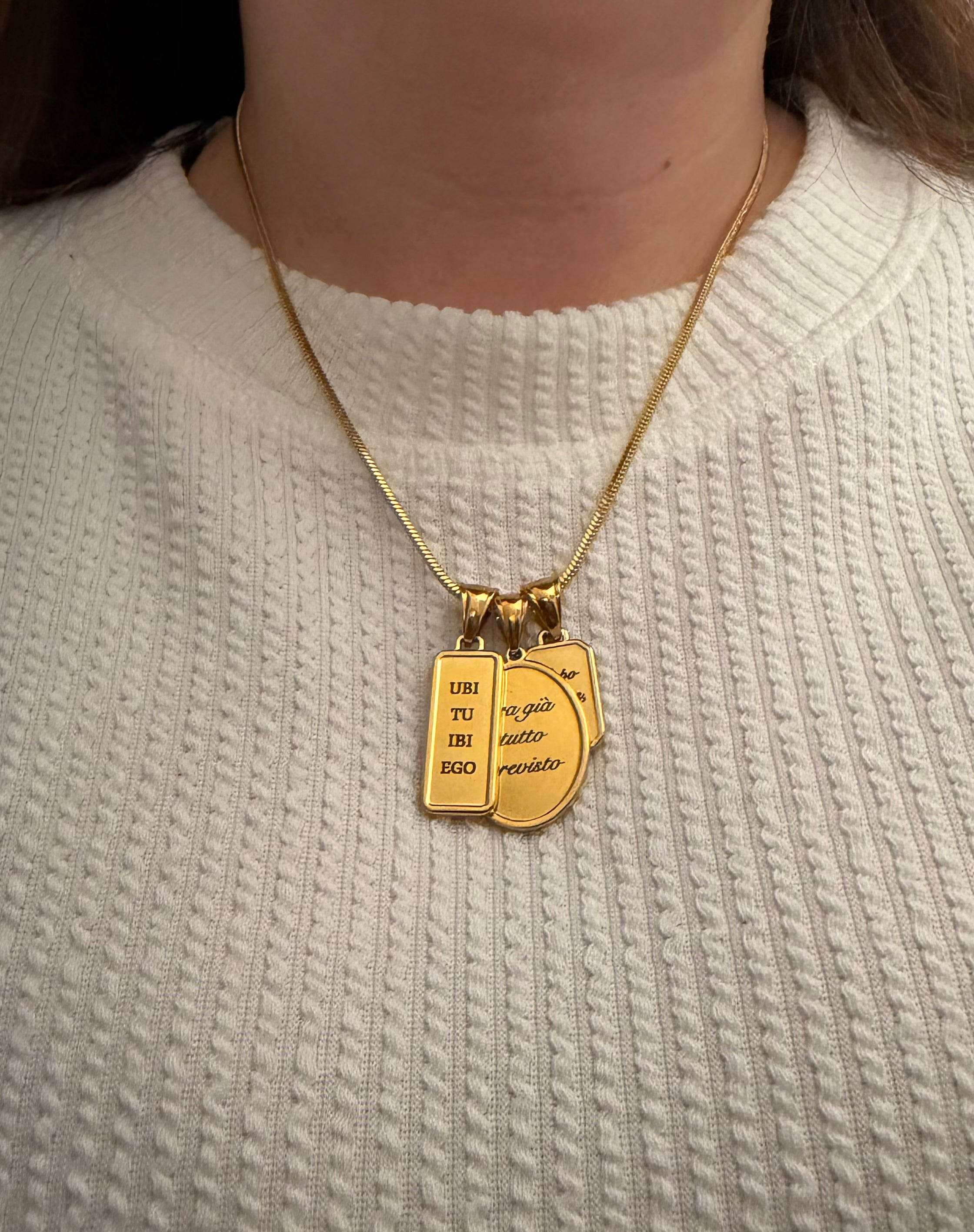 Ciondolo Ubi tu ibi ego
