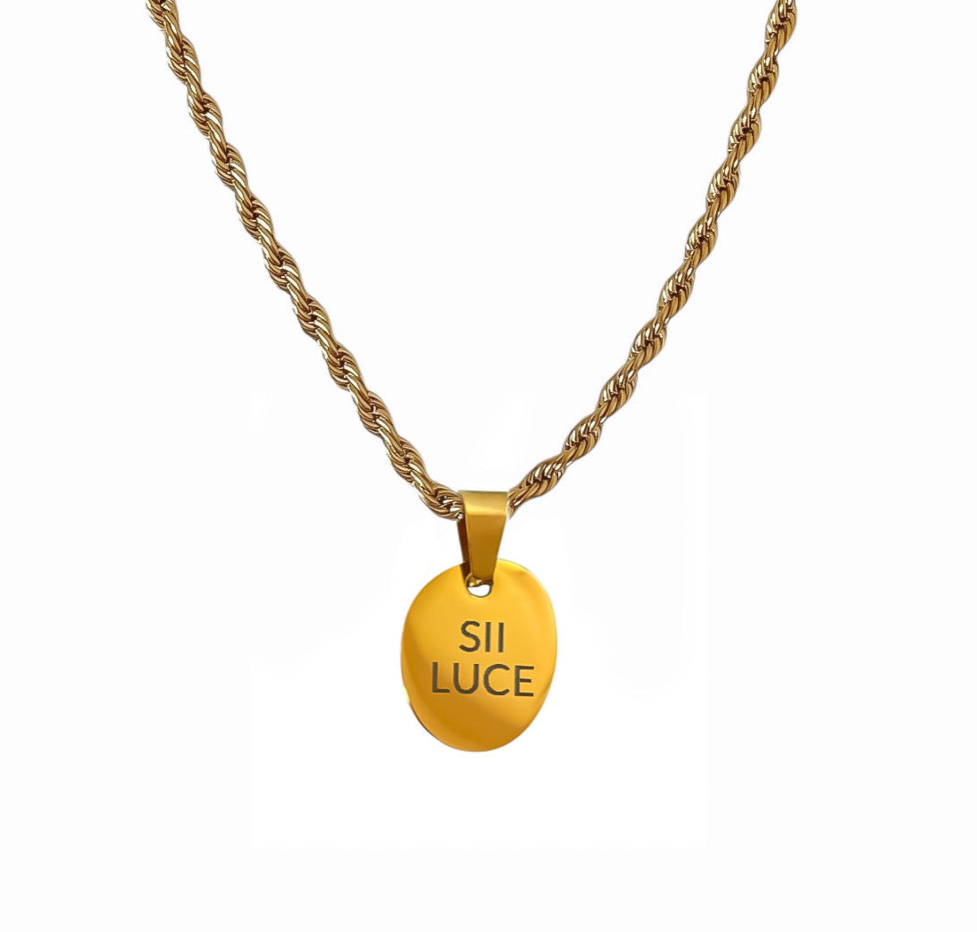 Collana Sii luce ovale