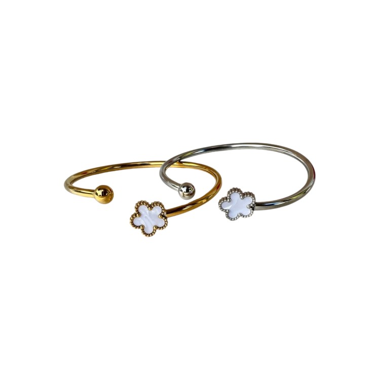 Bracciale Dolly flower rigido