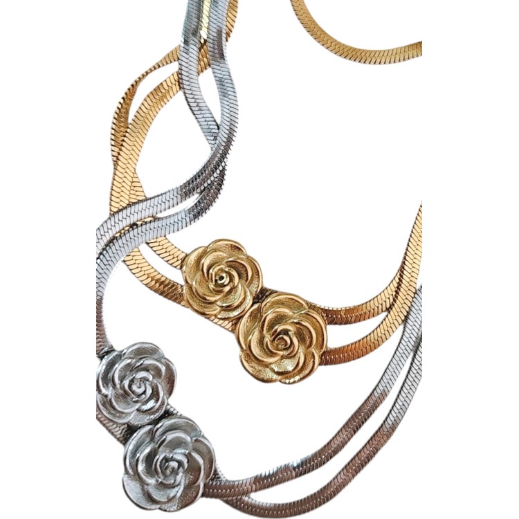 Collana Snake Rose