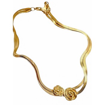 Collana Snake Rose