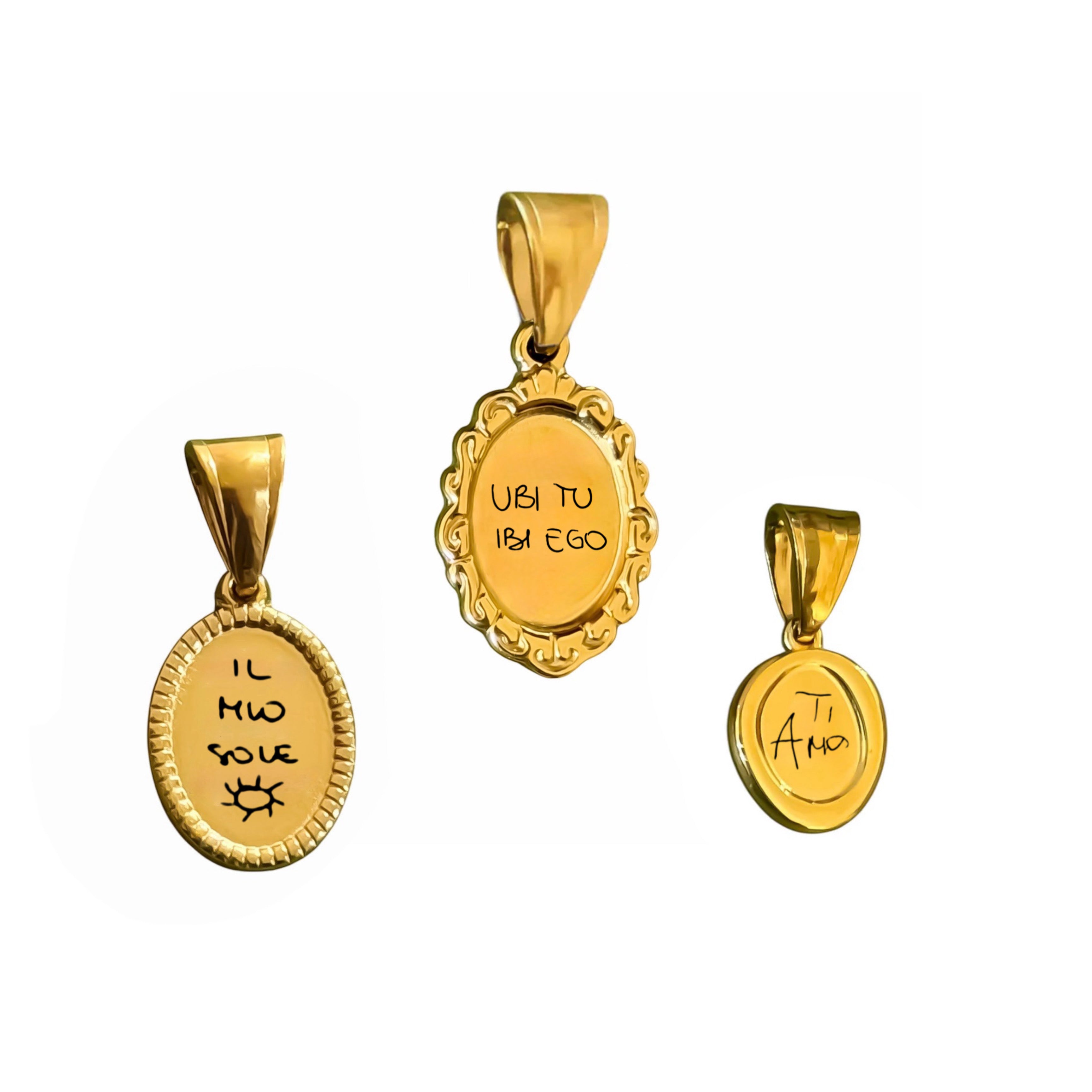 Ciondolo Calligrafia originale micro personalizzabile