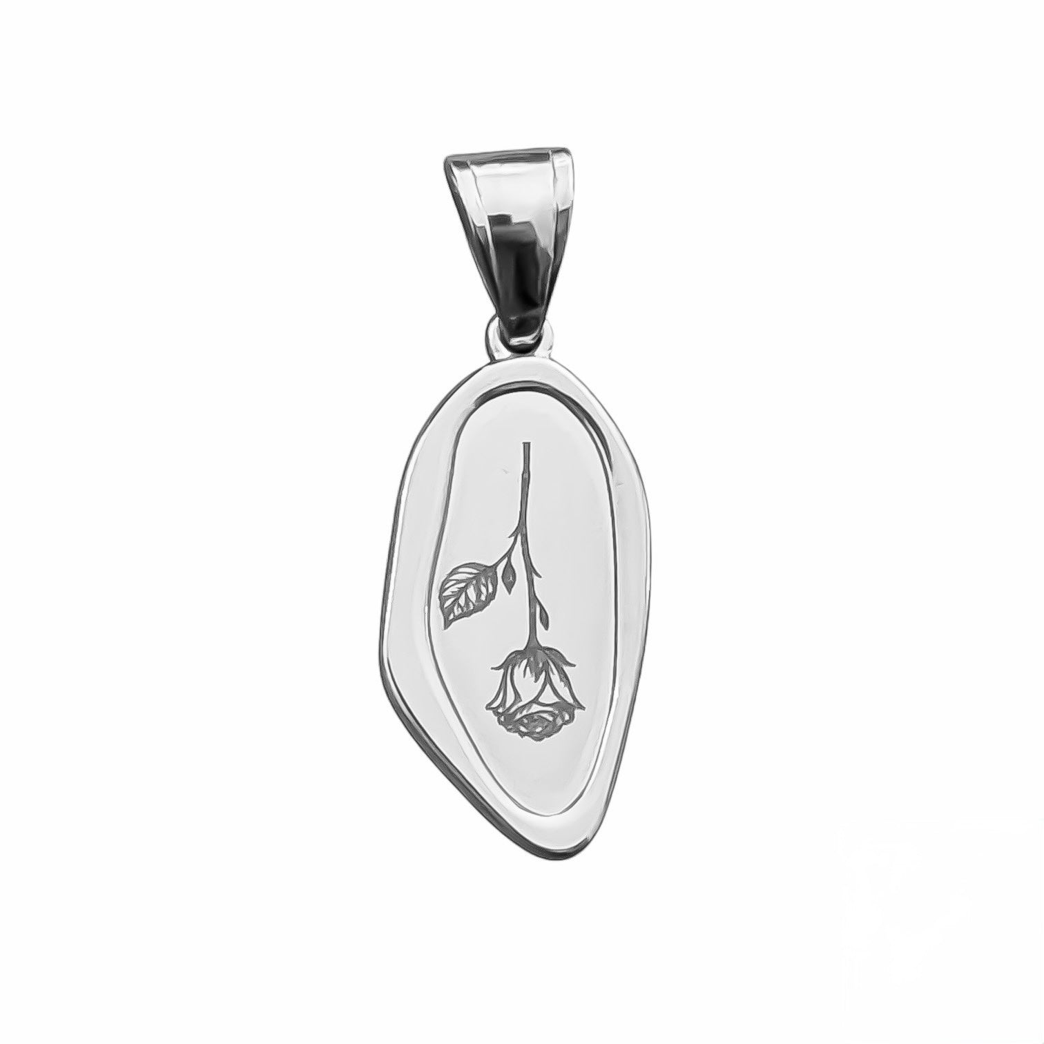 Ciondolo Rosa Della Rinascita