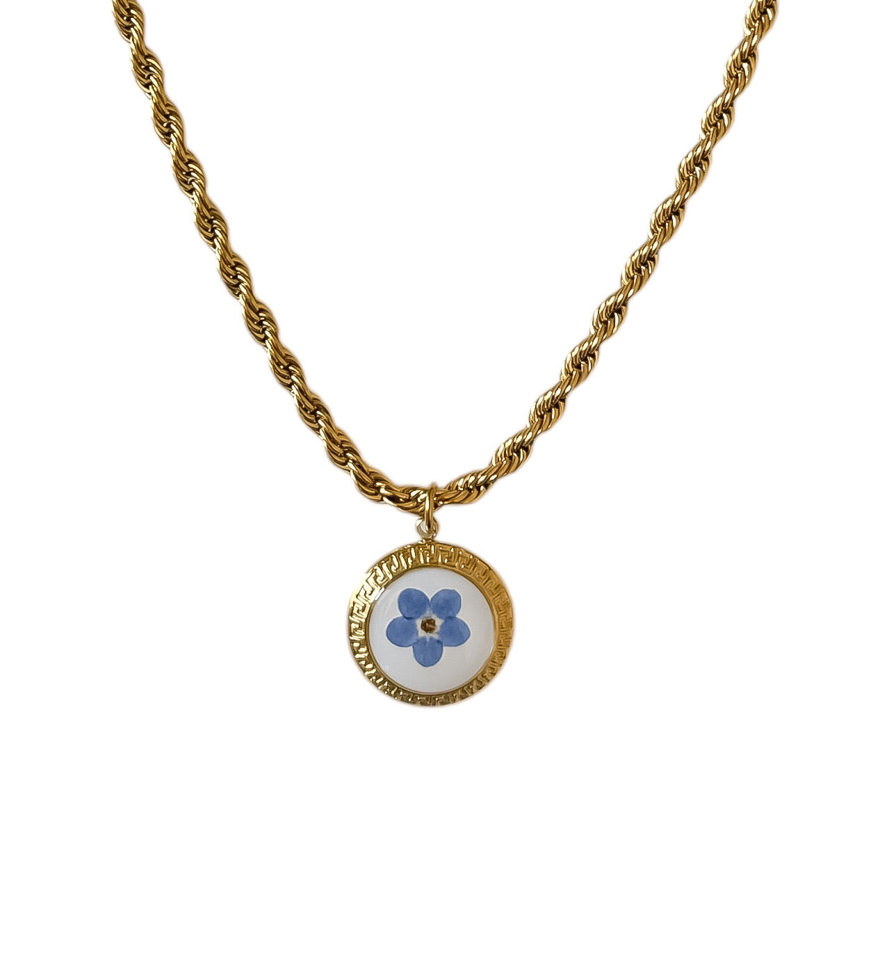 Collana Fiore Blu