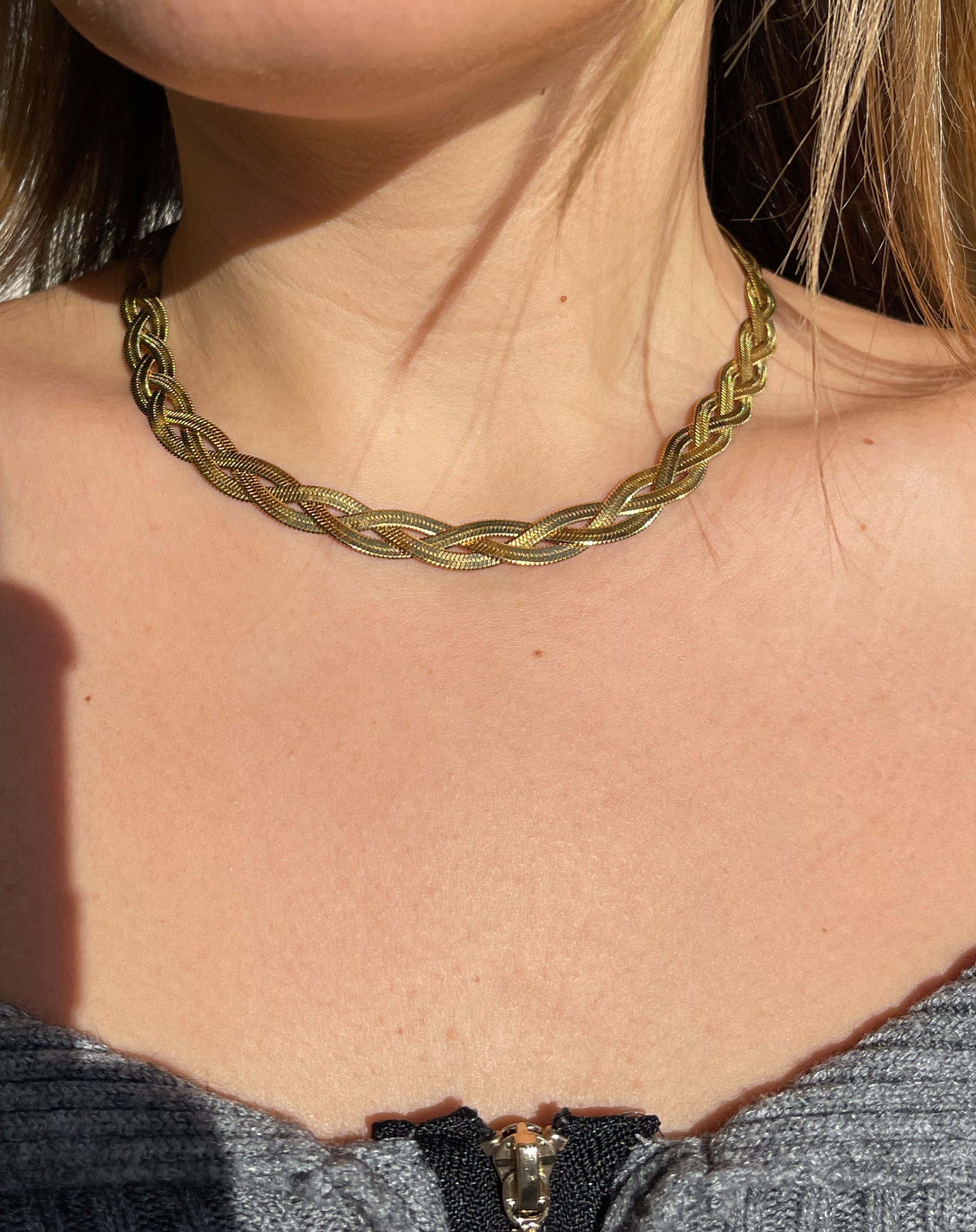 Collana Snake Intreccio