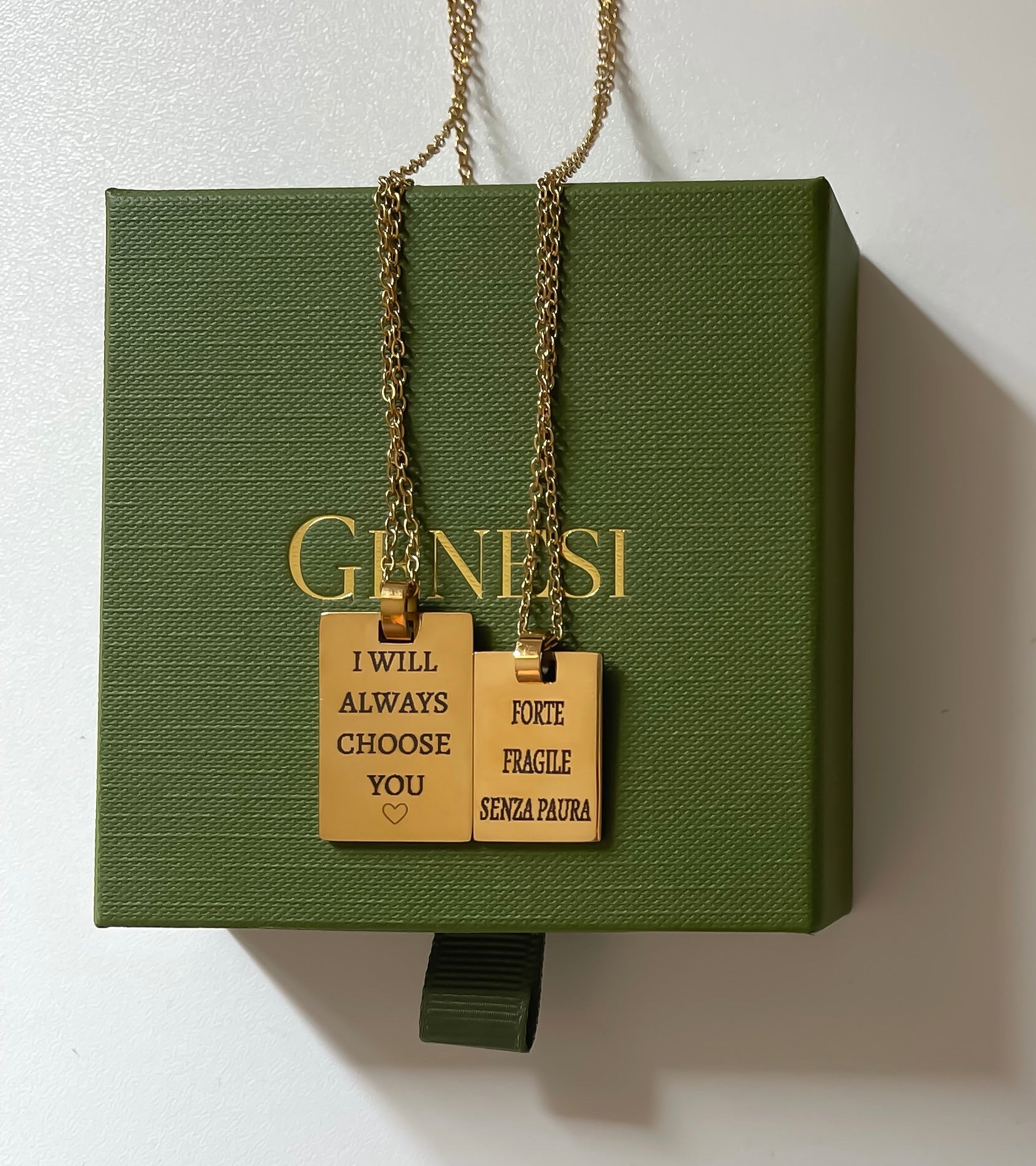 Collana Targhetta personalizzabile