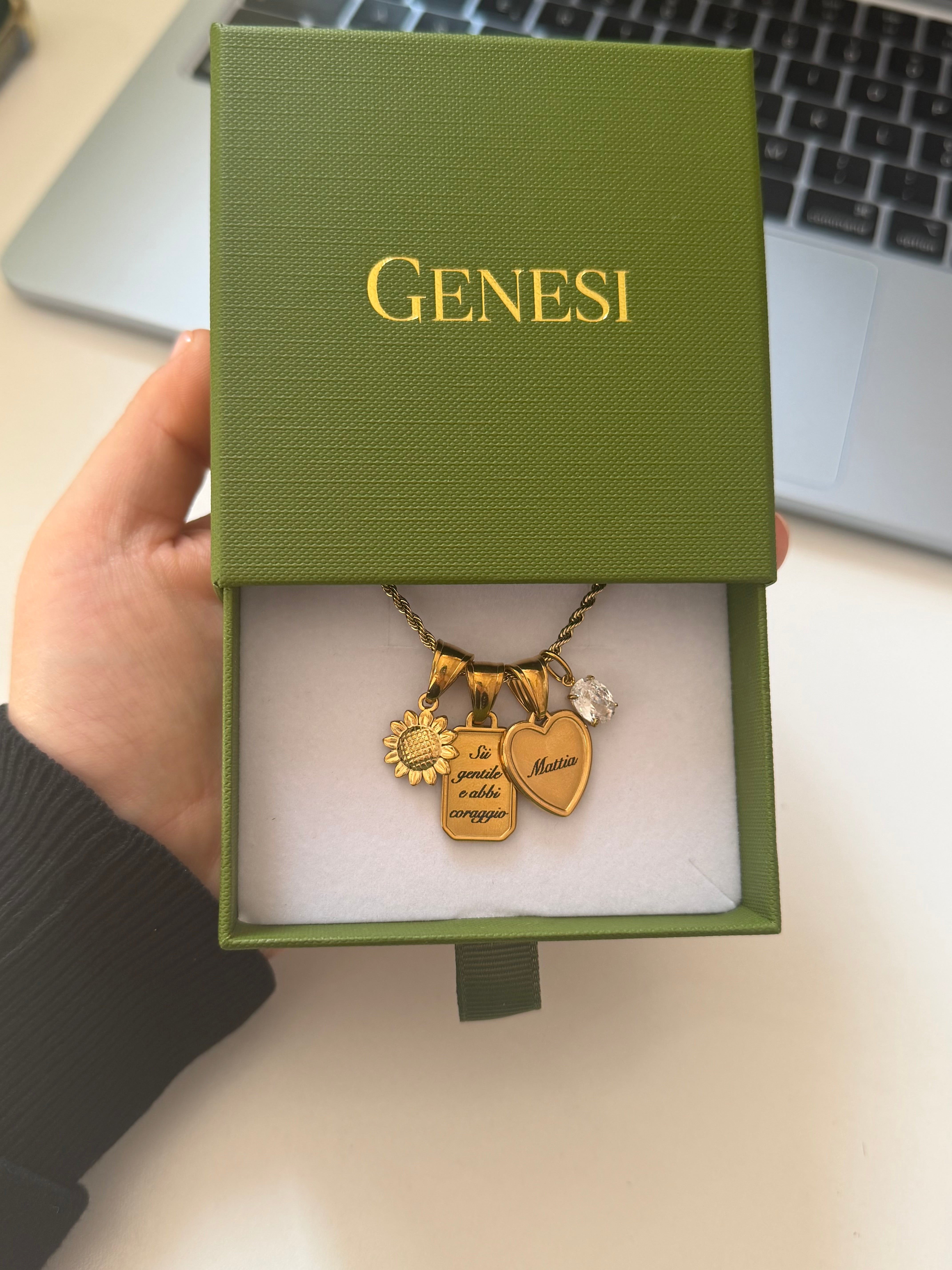 Ciondolo Cuore Personalizzabile