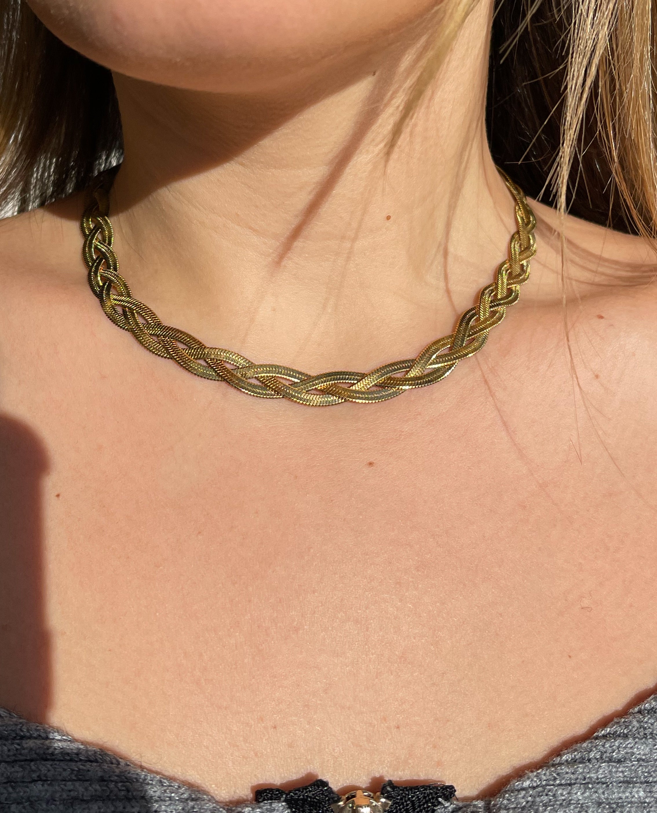 Collana Snake Intreccio