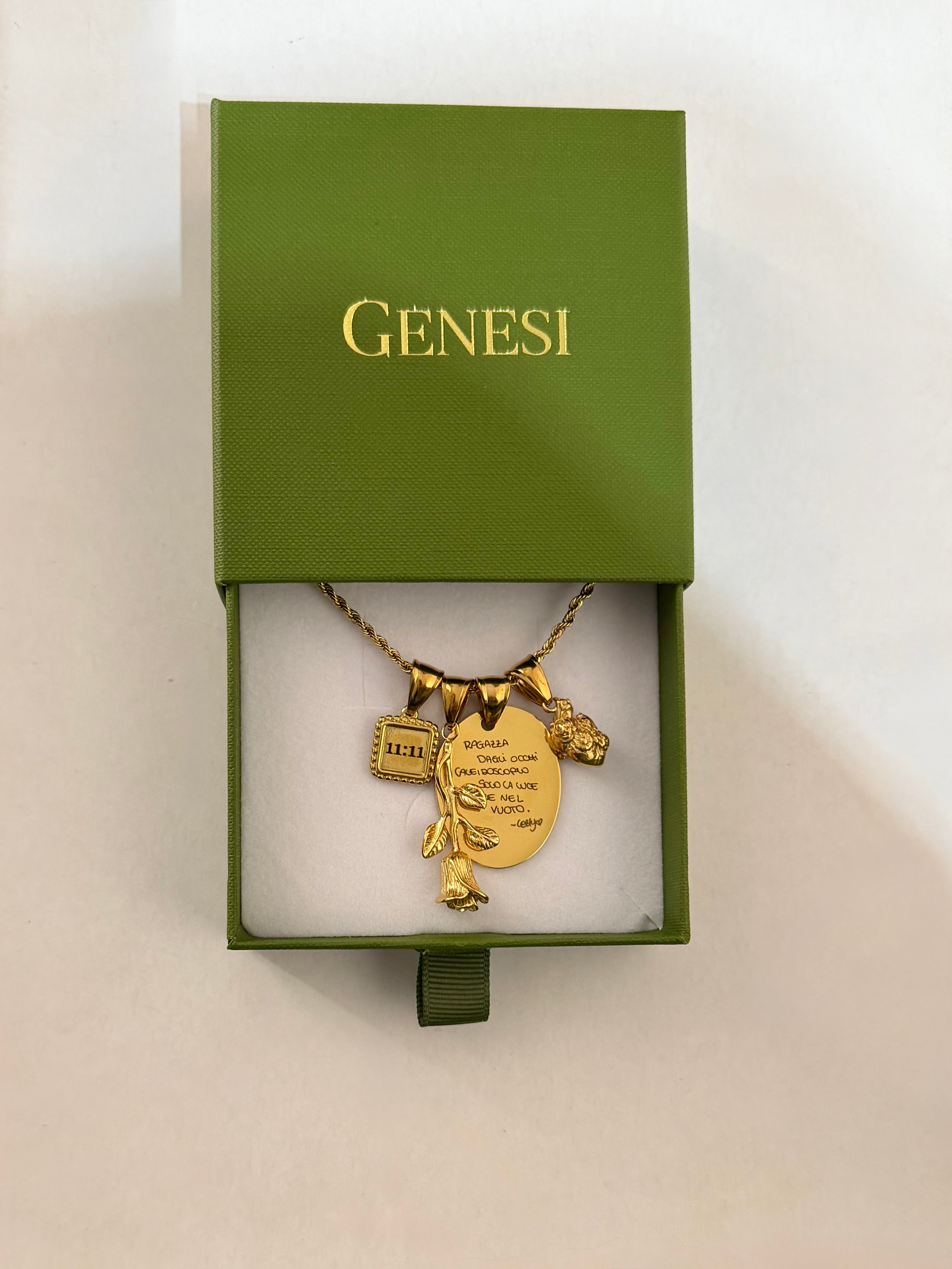 Ciondolo Calligrafia originale personalizzabile