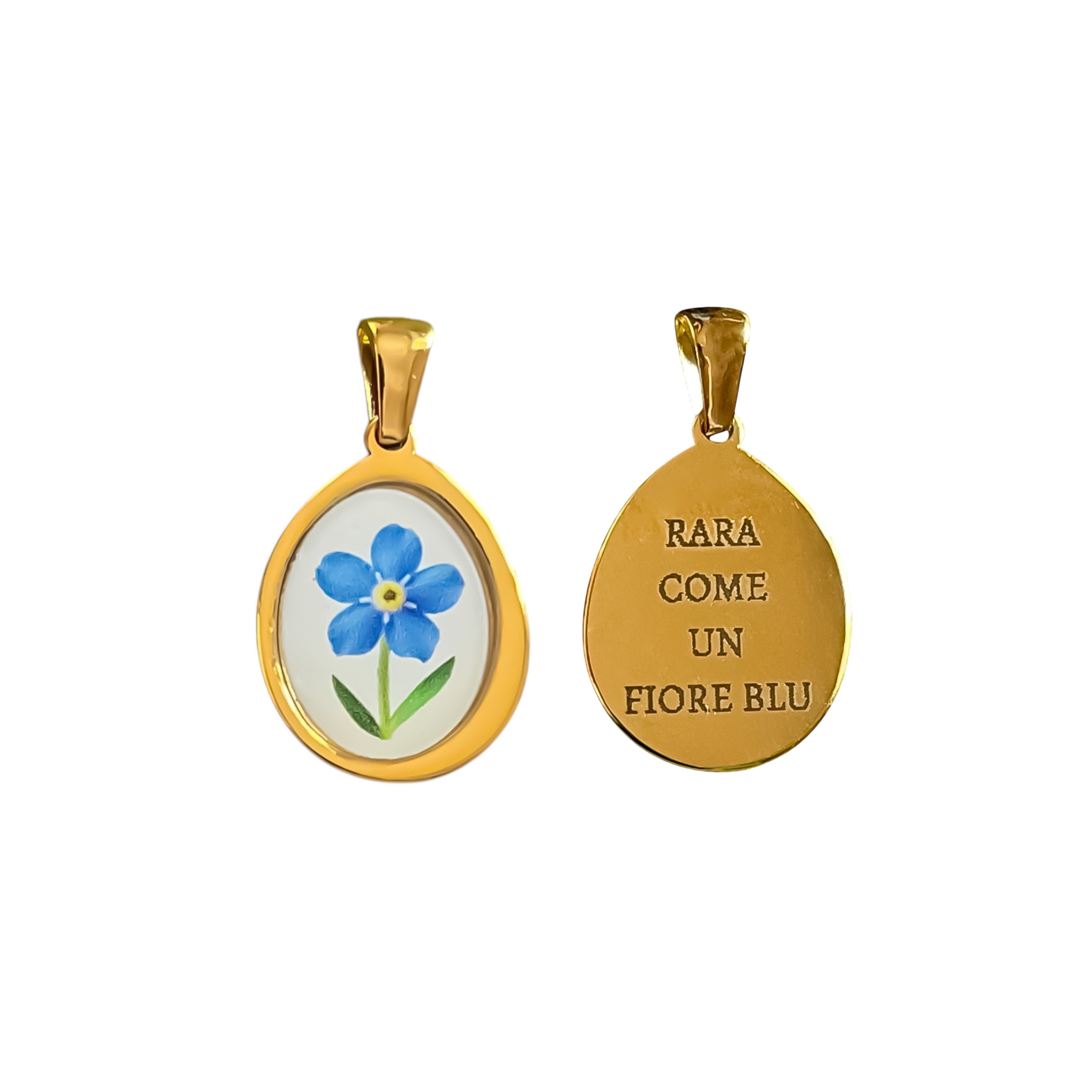 Ciondolo Come un fiore blu