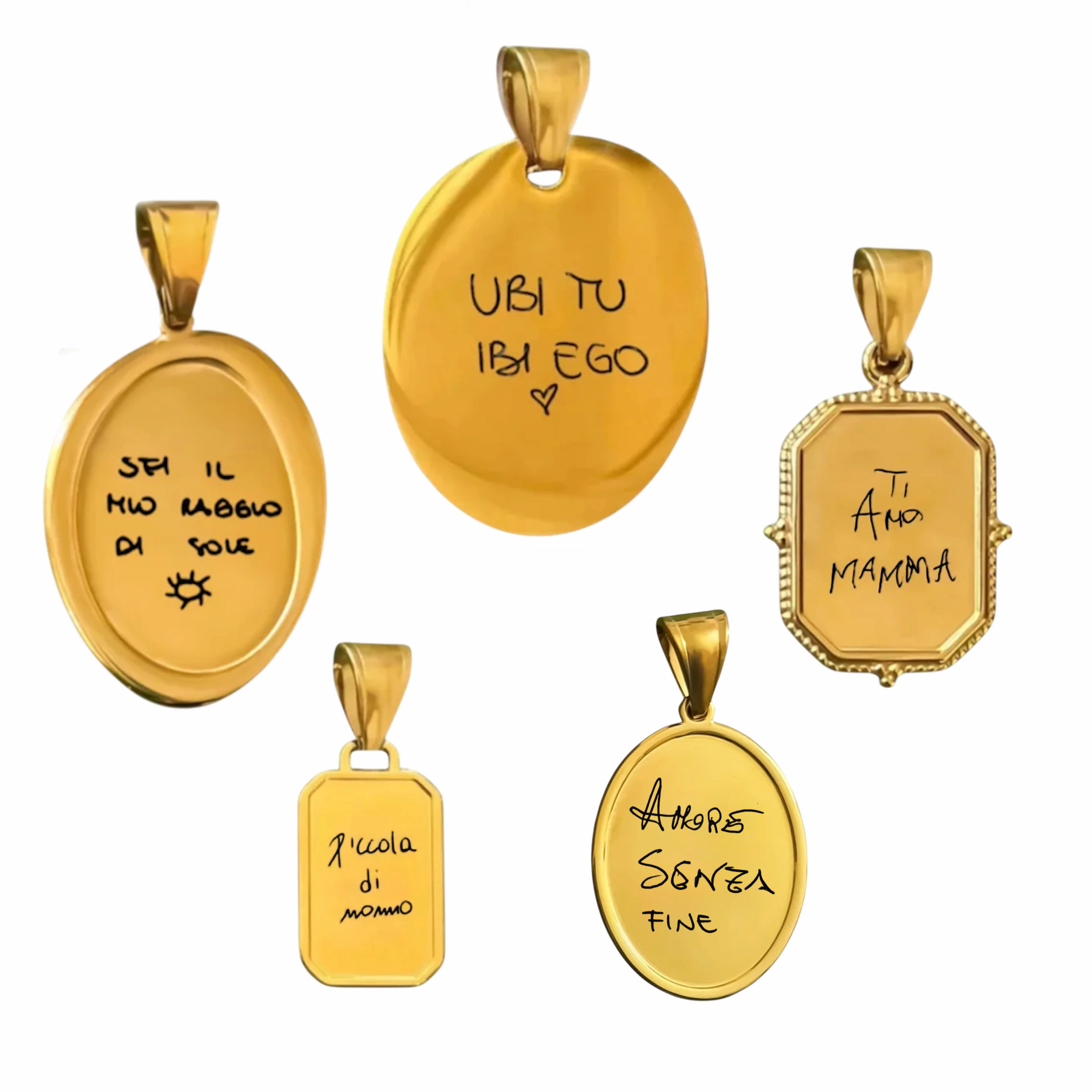 Ciondolo Calligrafia originale personalizzabile