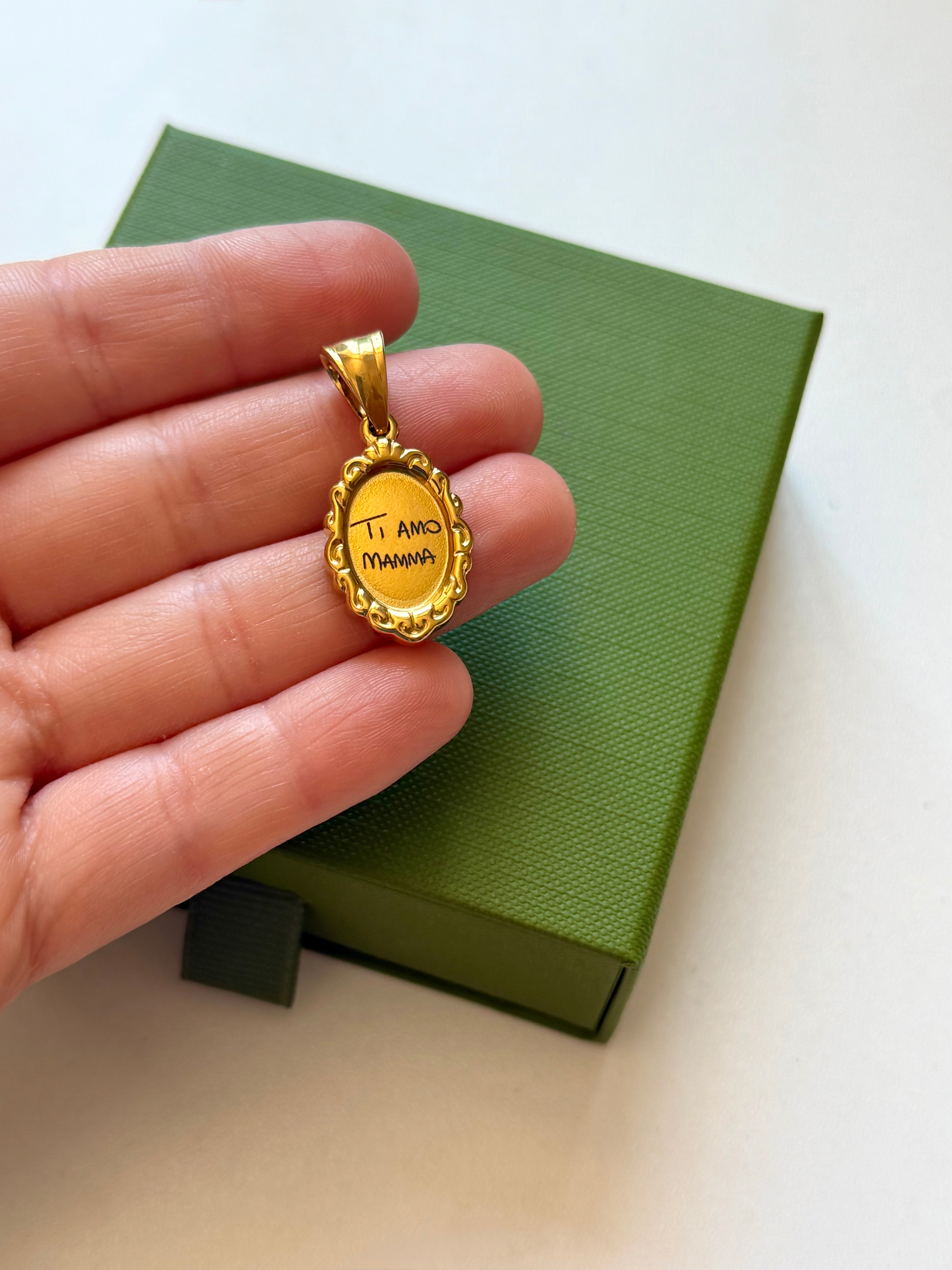 Ciondolo Calligrafia originale micro personalizzabile