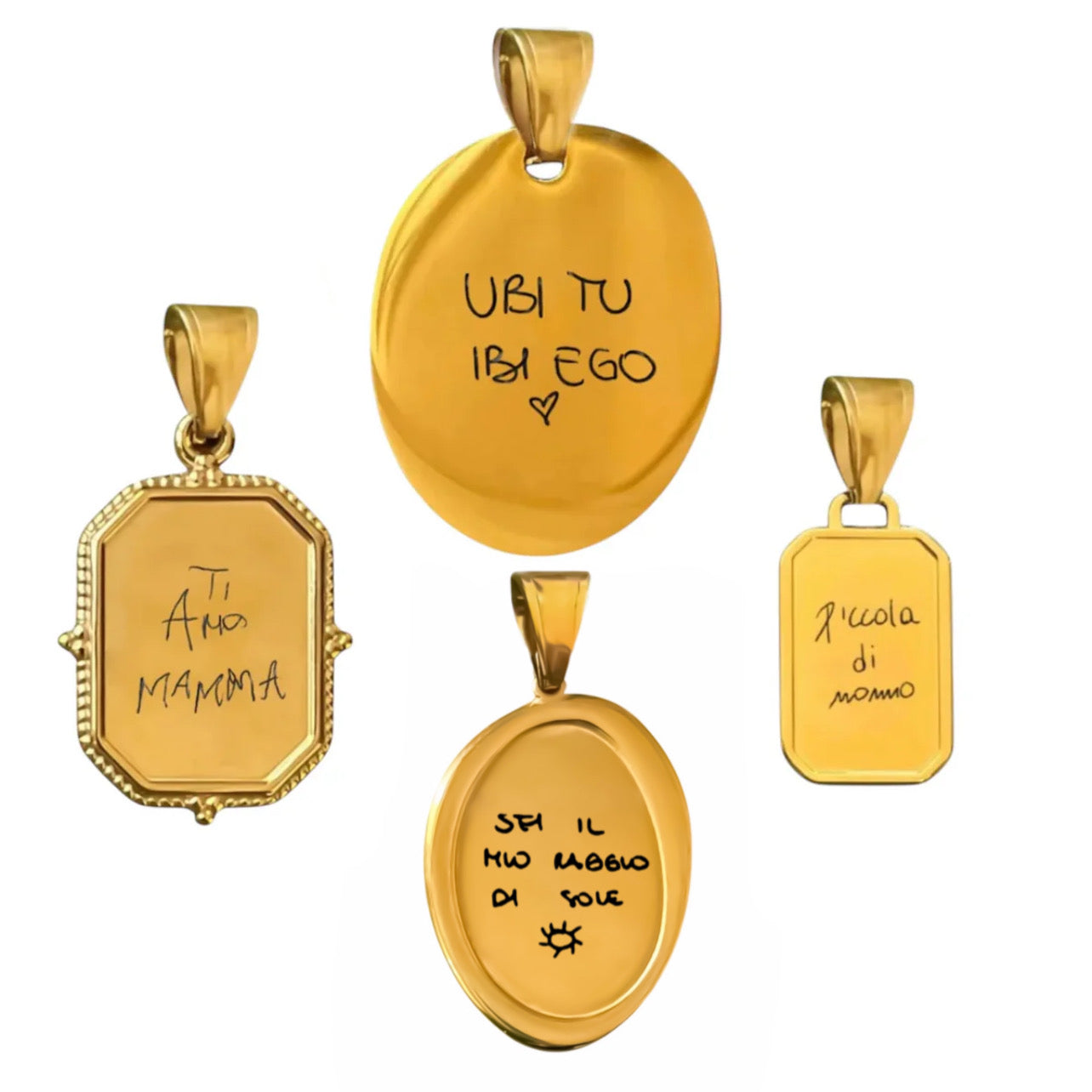 Ciondolo Calligrafia originale personalizzabile